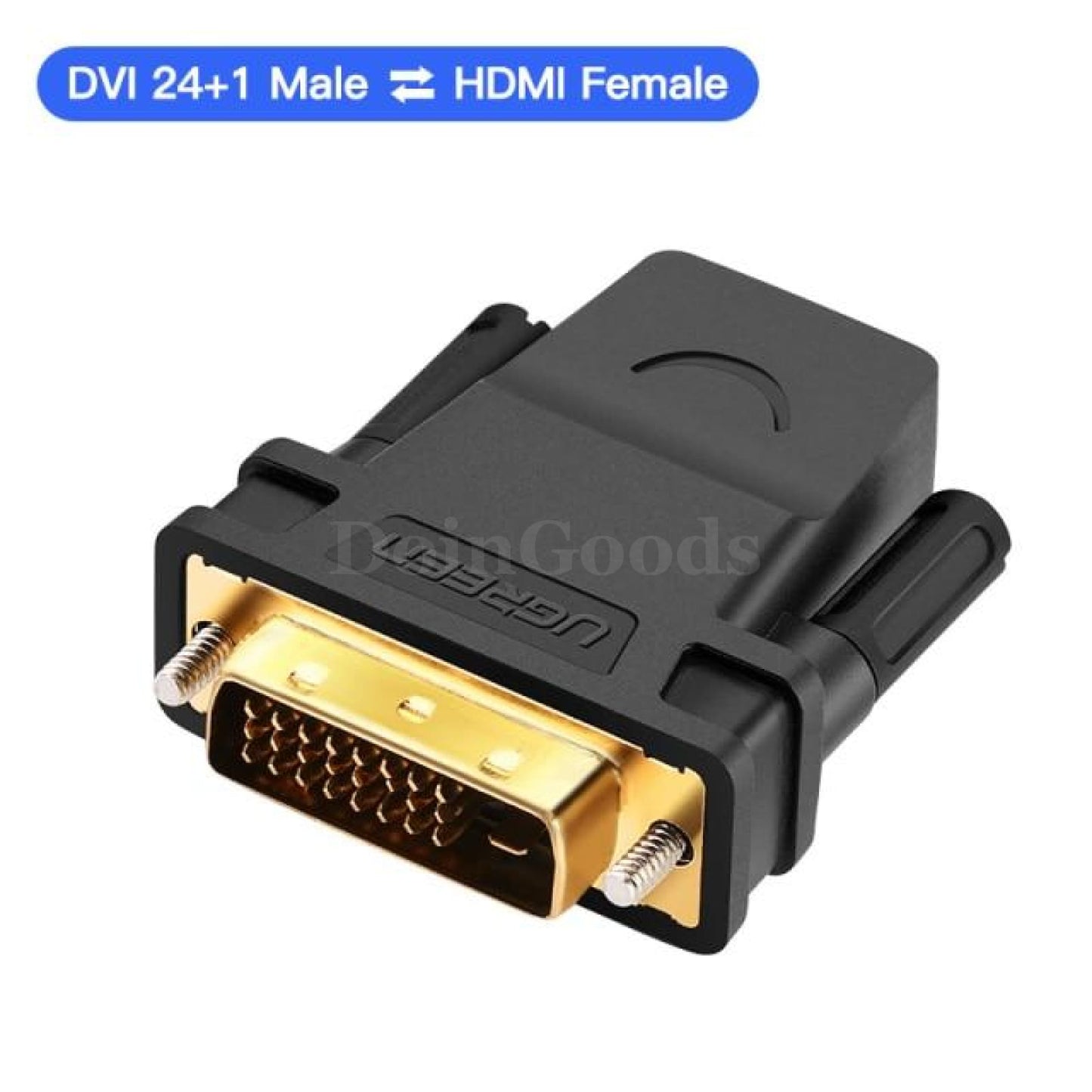 Ugreen Dvi-D Male 24 1 Pin To Hdmi Female 19-Pin Dvi Adapter Bidirectional Cable Dvi M To Hdmi F