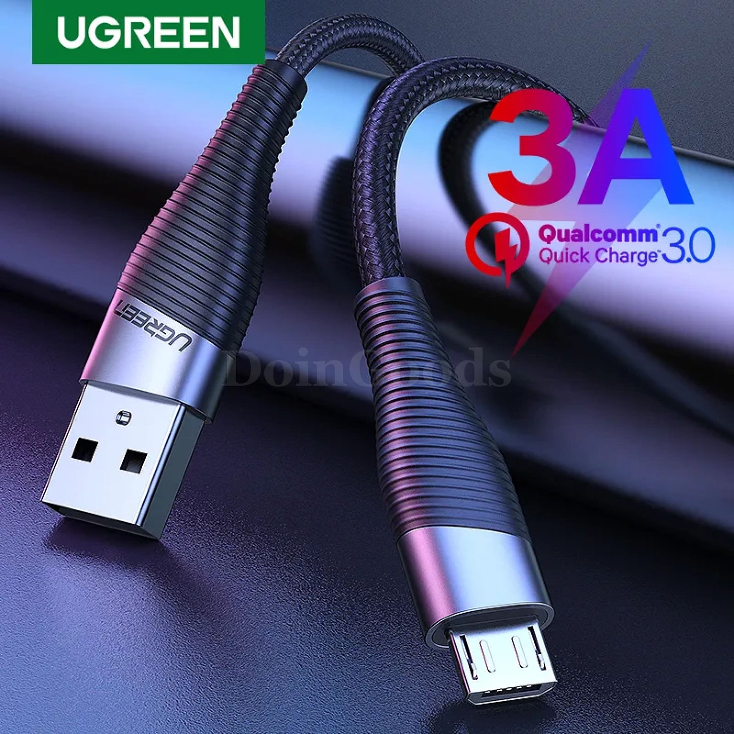 Ugreen Fast Charge Micro Usb Cable Charger Data Xiaomi Redmi Note 5 Pro Samsung 301635