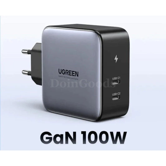 Ugreen Gan 100W Charger Macbook Tablet Iphone Xiaomi Usb Type C Pd Fast Charging 301635