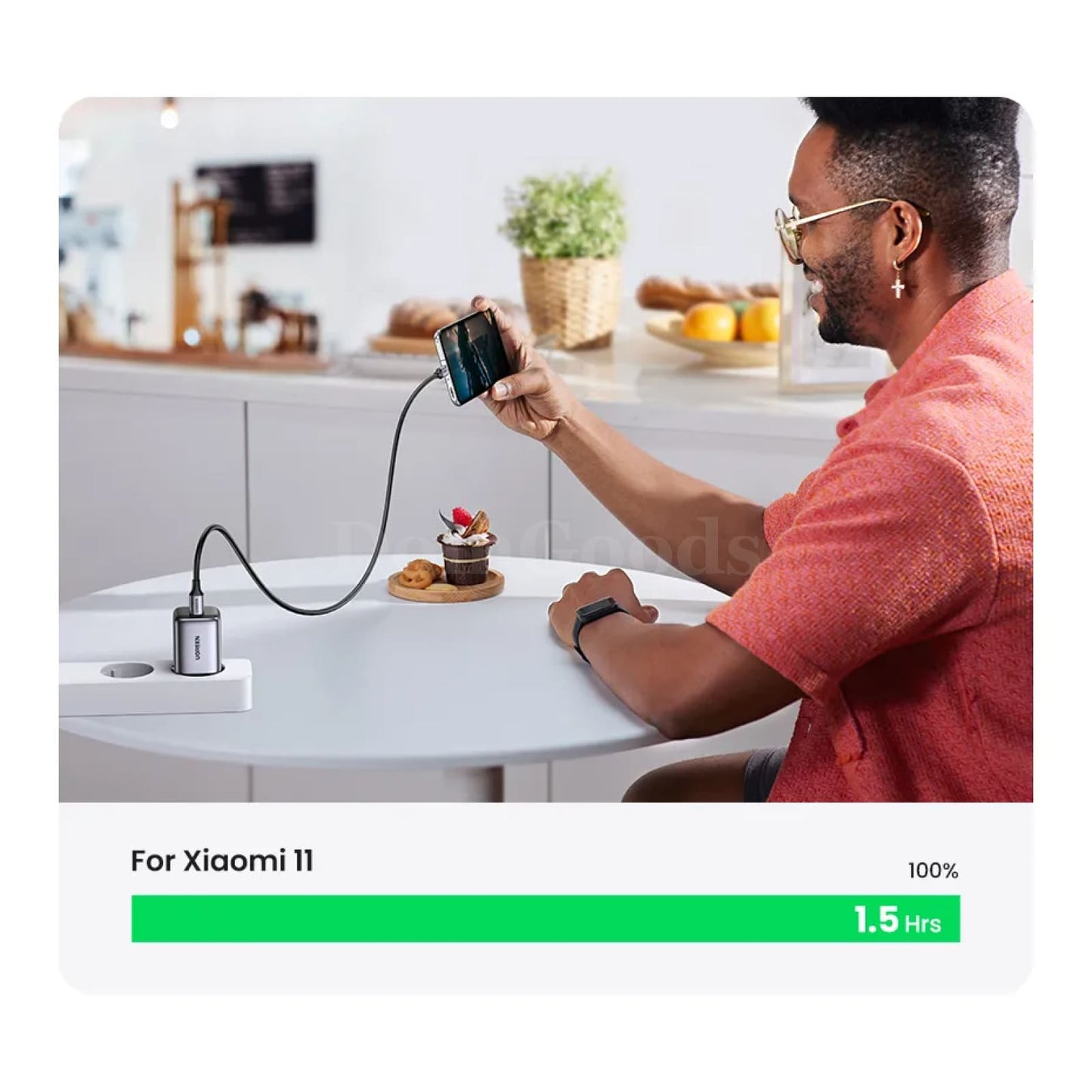 Ugreen Gan Charger 20W/30W Pd Fast Usb Type C Pd3.0 Qc3.0 Quick Charging Iphone 301635