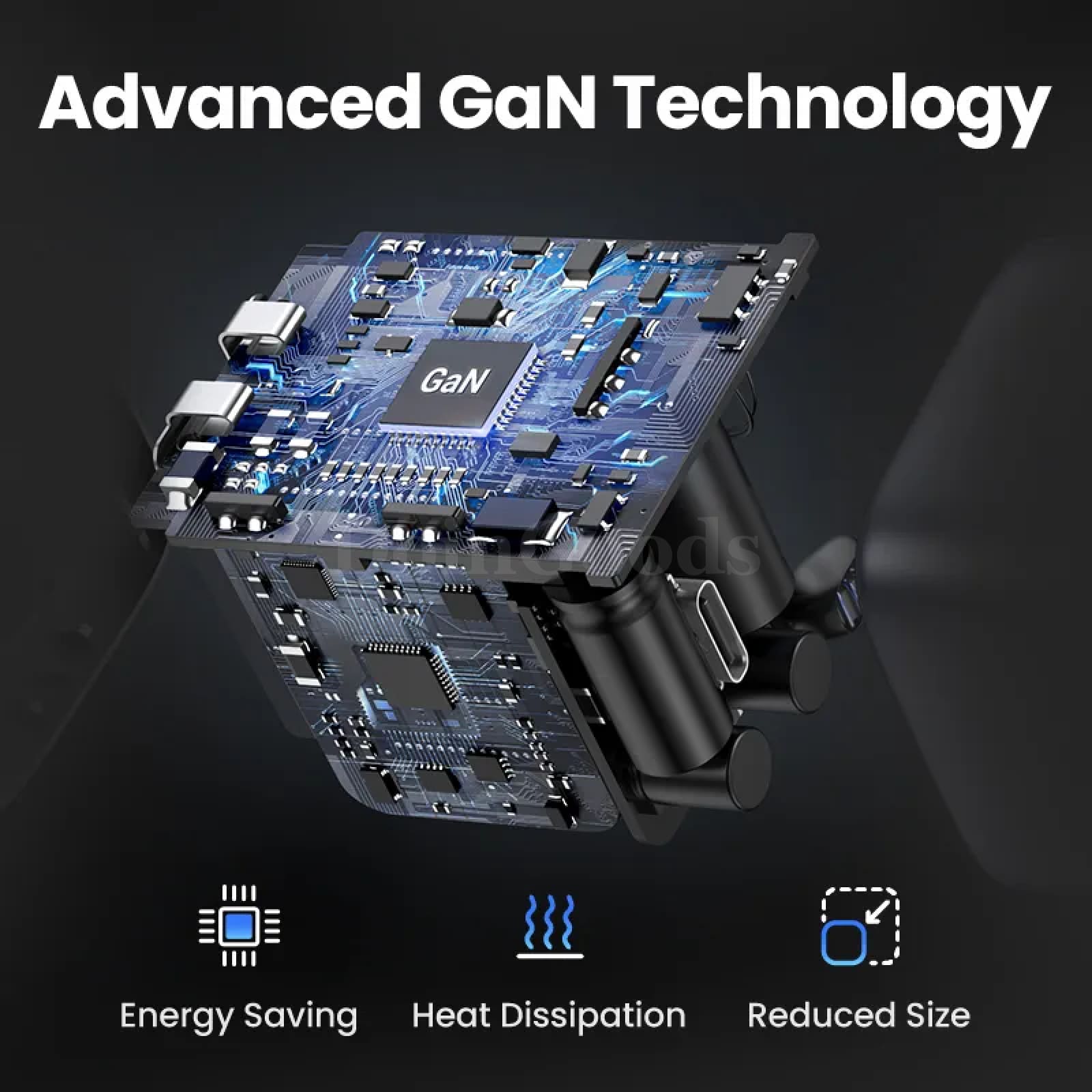 Ugreen Gan Charger 20W/30W Pd Fast Usb Type C Pd3.0 Qc3.0 Quick Charging Iphone 301635