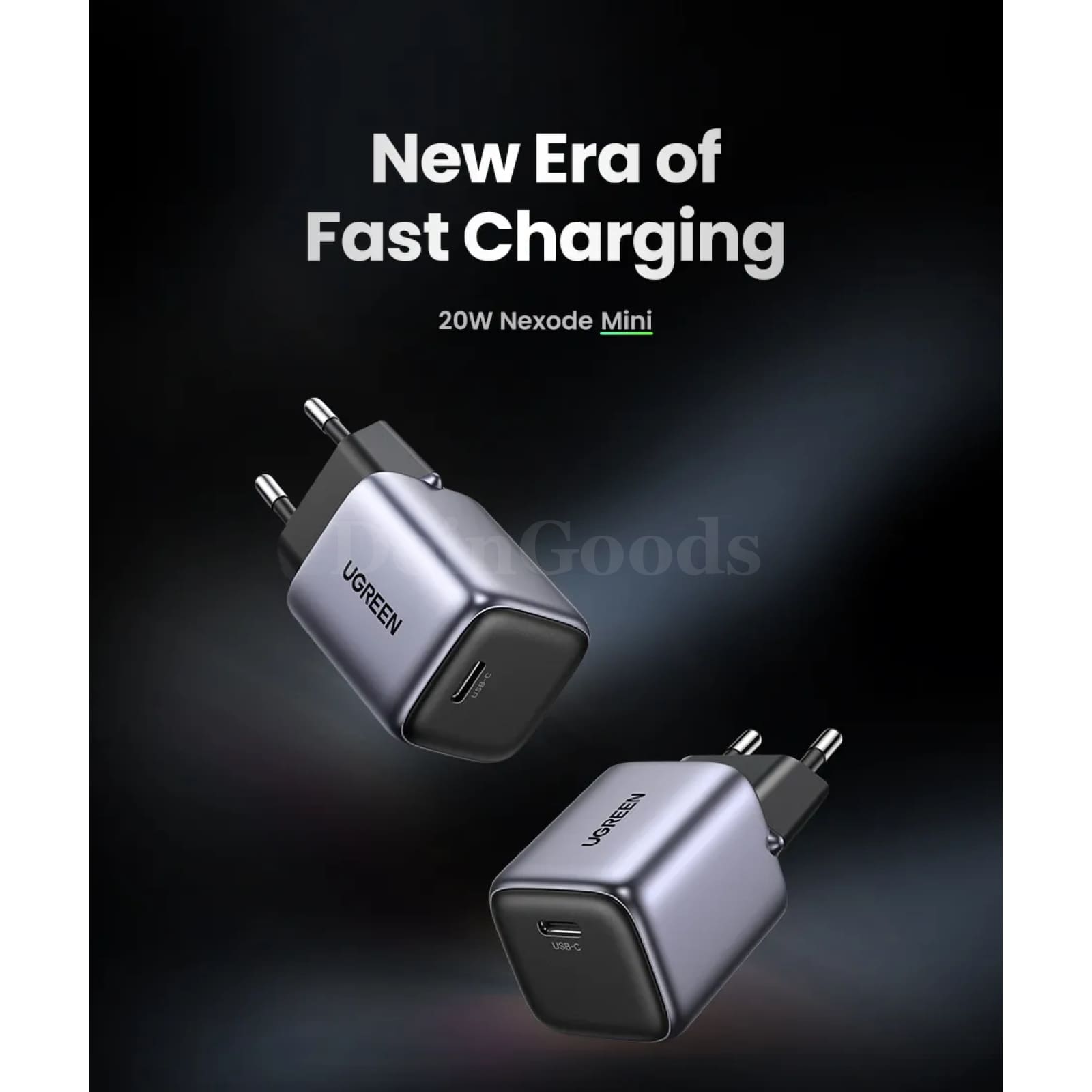Ugreen Gan Charger 20W/30W Pd Fast Usb Type C Pd3.0 Qc3.0 Quick Charging Iphone 301635