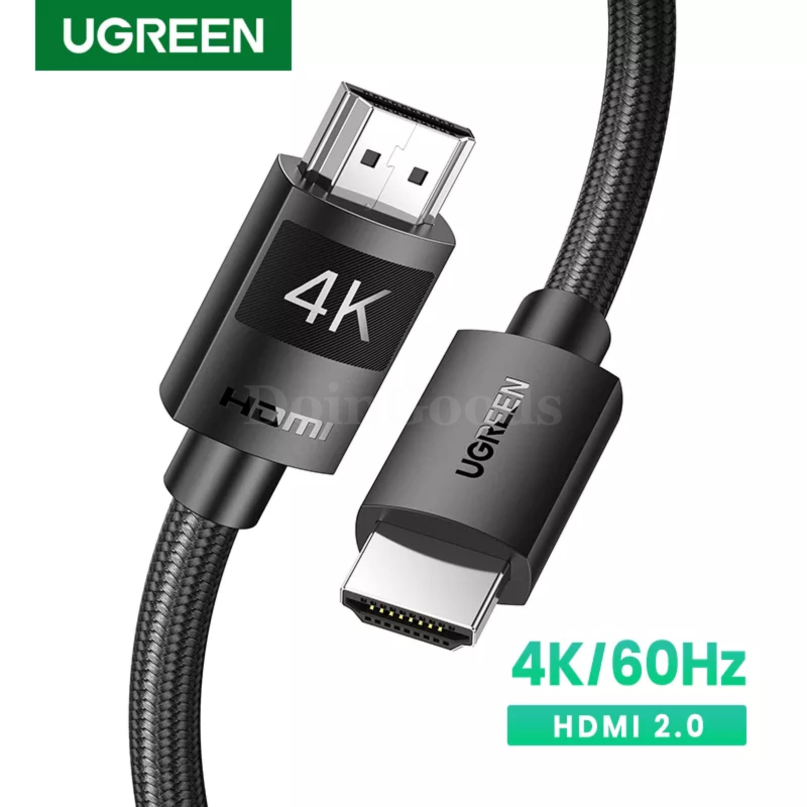 Ugreen Hdmi 2.0 Cable 4K/60Hz Compatible For Rtx 3080 Ps4 Xbox Splitter Aux 301635