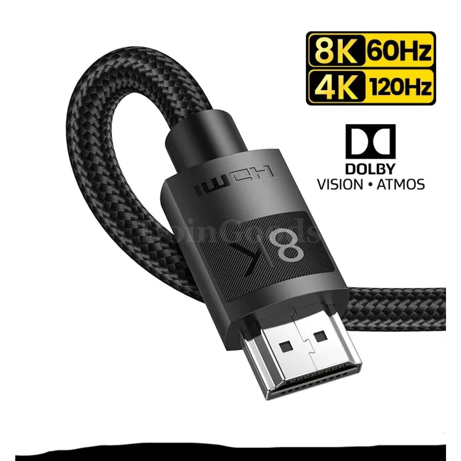 Ugreen Hdmi 2.1 Cable Ultra High-Speed 8K/60Hz 4K/120Hz 48Gbps Ps5 Xiaomi Mi Box 301635