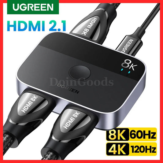 Ugreen Hdmi 2.1 Splitter 8K 60Hz 4K 120Hz Tv Xbox Series X Monitors Projectors 301635