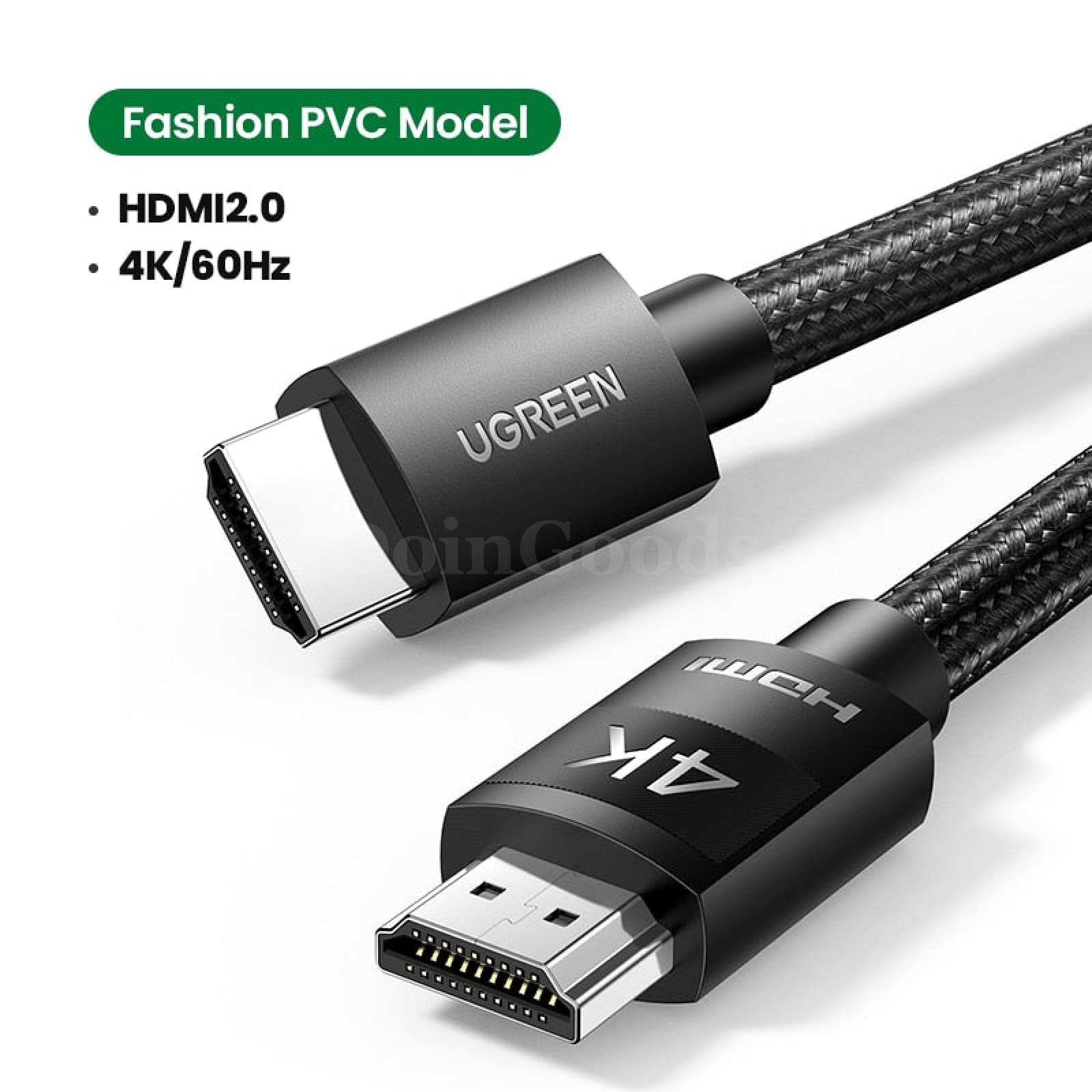 Ugreen Hdmi Cable 4K/60Hz - Audio Switch Splitter For Tv Box Ps4 4K Pvc Model / 0.5M 301635
