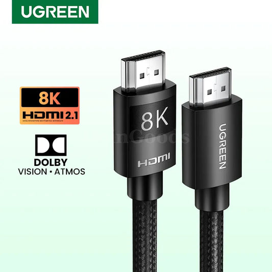 Ugreen Hdmi-Compatible 2.1 Cable Ultra High-Speed 8K/60Hz 4K/120Hz Xiaomi Mi Box 301635