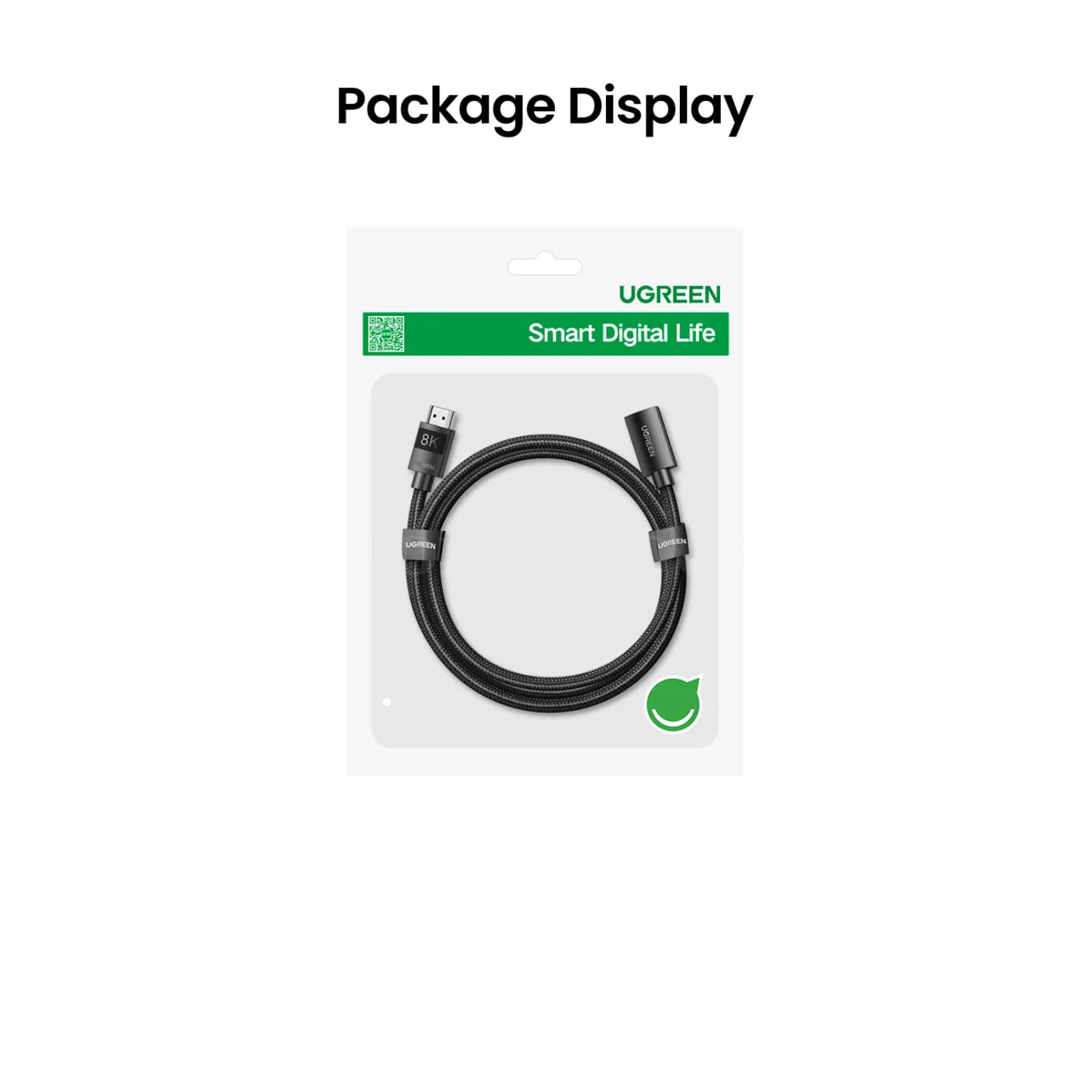 Ugreen Hdmi-Compatible Extension Cable 2.1 8K/60Hz 48Gbps Earc Ps5 Gopro Hero 8 301635