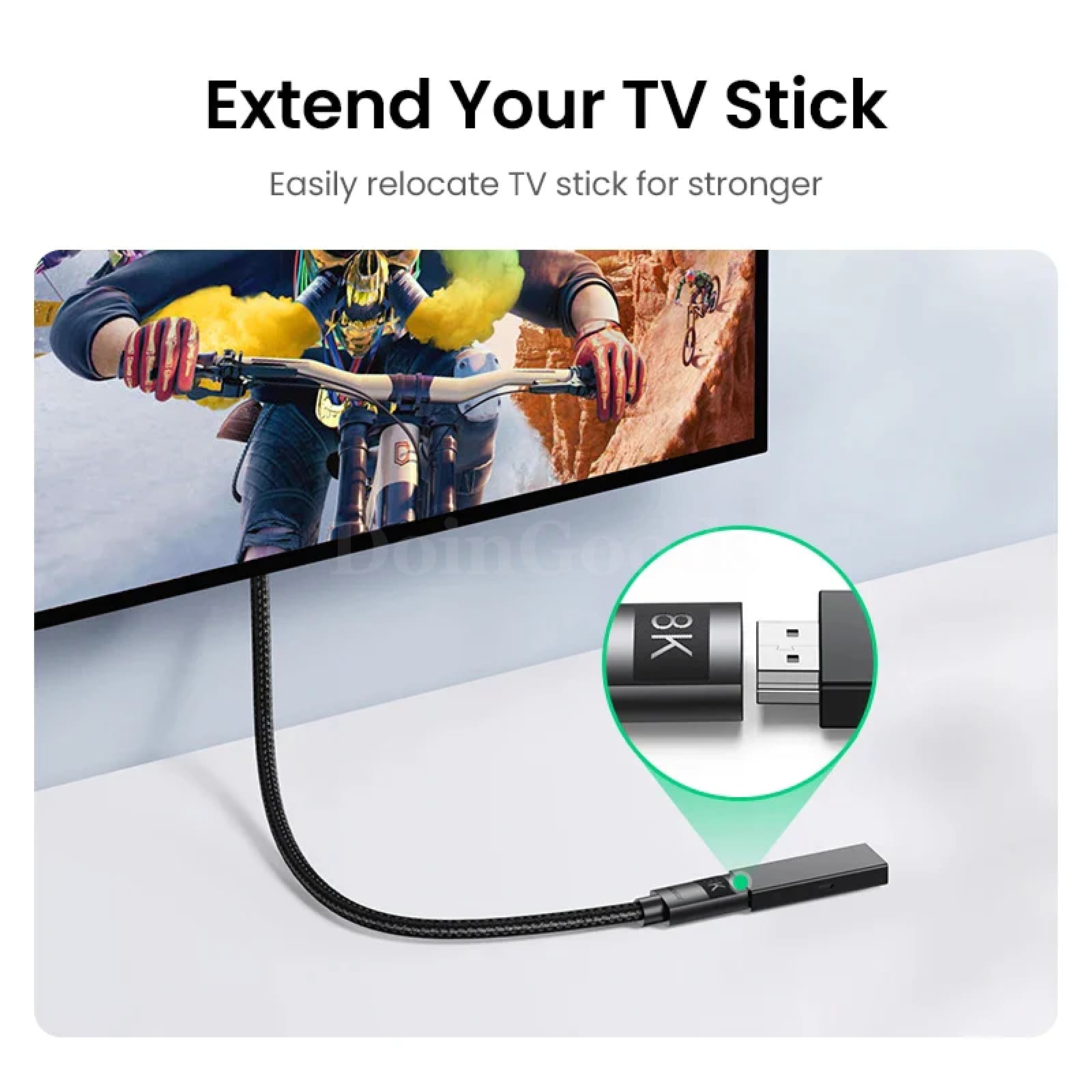 Ugreen Hdmi-Compatible Extension Cable 2.1 8K/60Hz 48Gbps Earc Ps5 Gopro Hero 8 301635