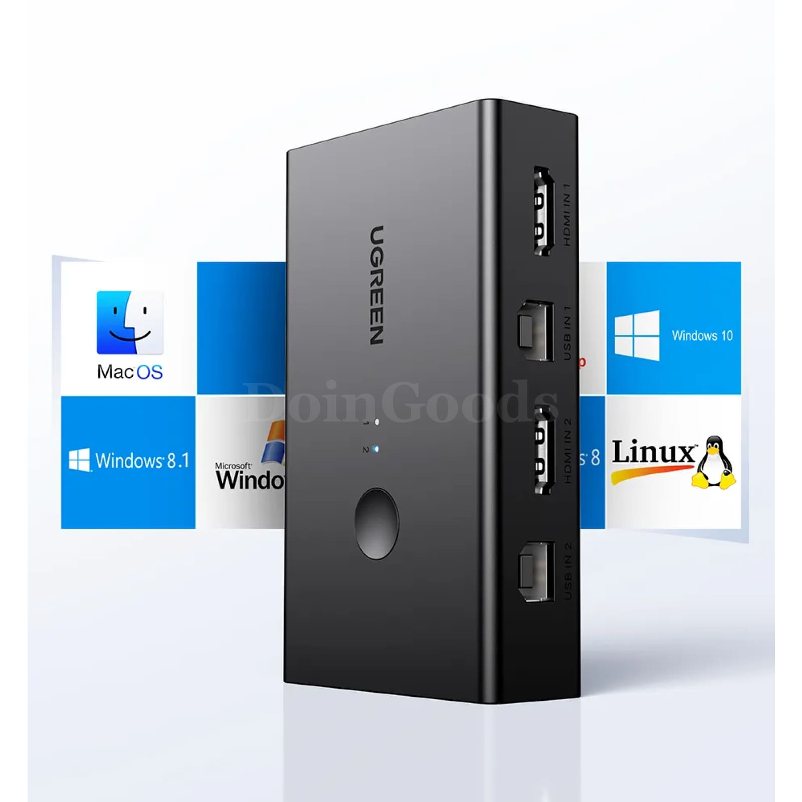 Ugreen Hdmi-Compatible Kvm Switch 4K@60Hz Usb 2.0 Switcher In 1 Out Printer 301635