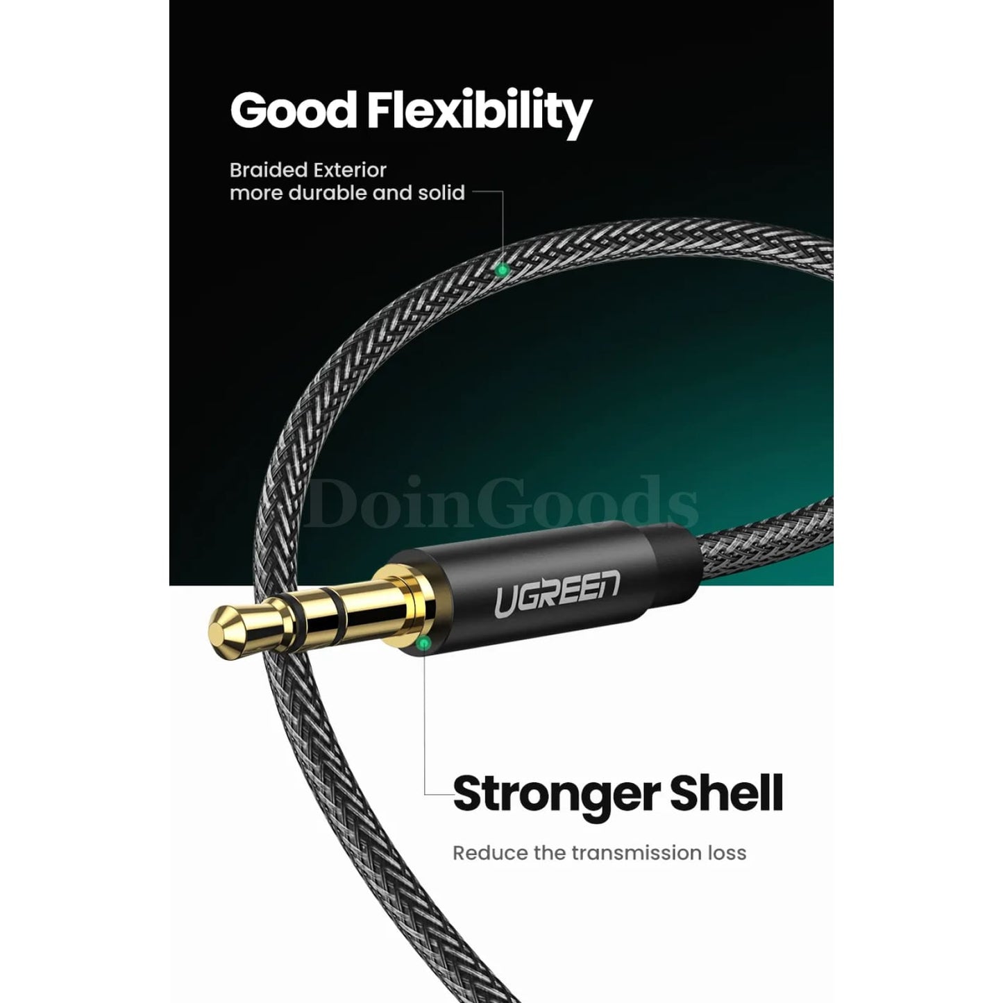 Ugreen Headphone Splitter Cable 3.5Mm Y Audio Jack Extension Aux Male 2 Female 301635