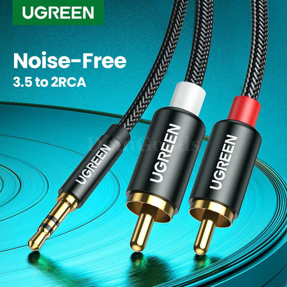 Ugreen Hifi Stereo Rca Cable - 2Rca To 3.5Mm Audio Aux With Y Splitter 301635