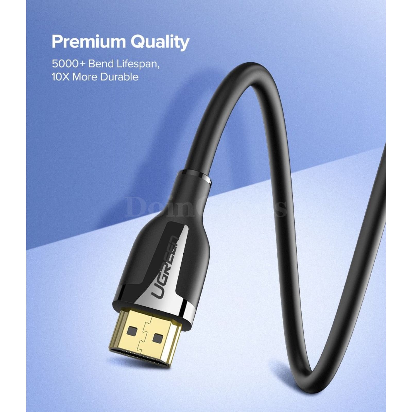 Ugreen High Quality Hdmi Cable Angle 90 Degree 8Ft 4K Speed Gold Plated 3Ft 301635
