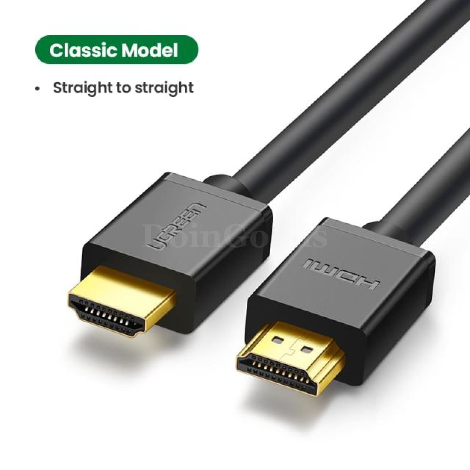 Ugreen High Quality Hdmi Cable Angle 90 Degree 8Ft 4K Speed Gold Plated 3Ft Classic Model / 5M