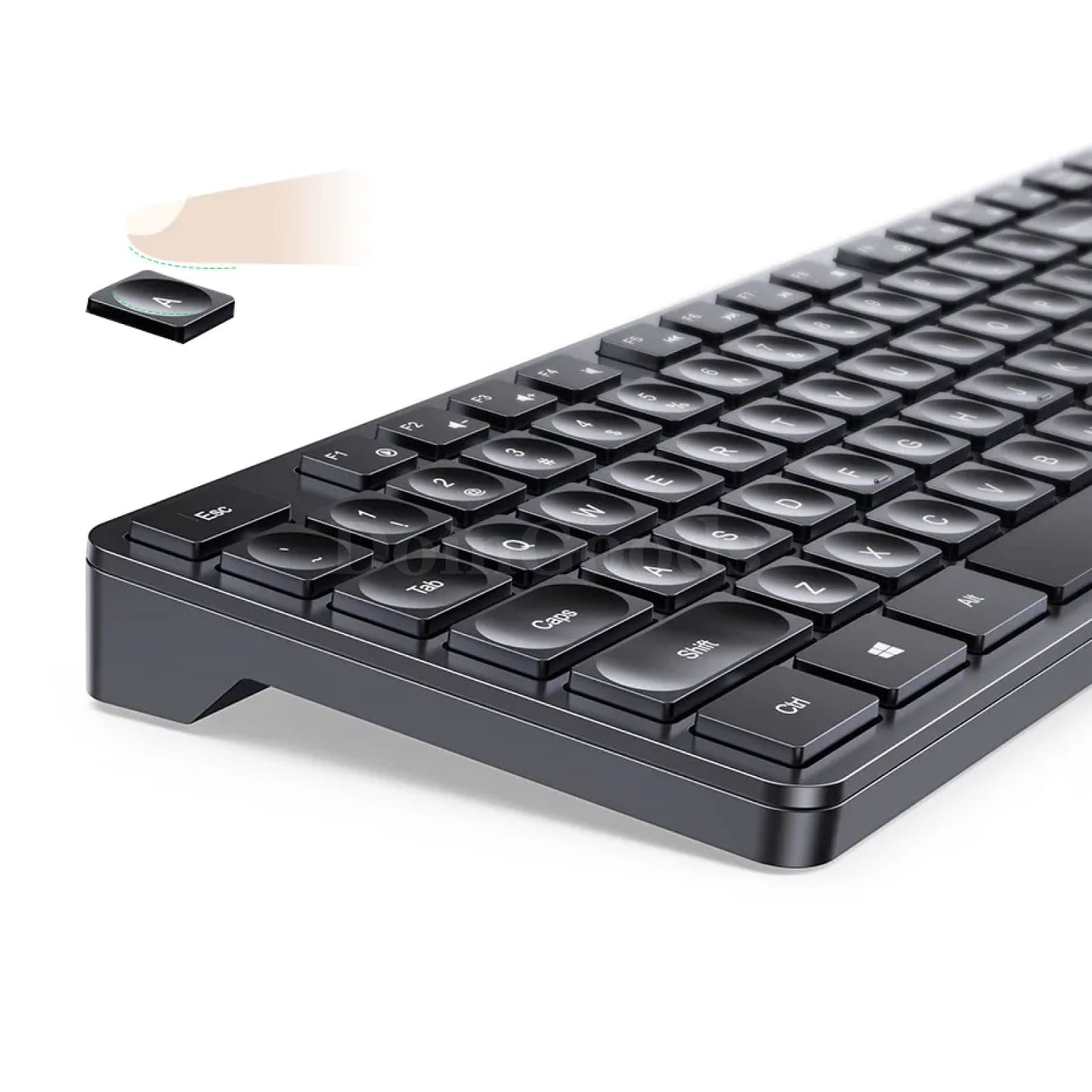 Ugreen Keyboard Mouse Wireless 2.4G English Russian Keycap Macbook Tablet Pc 301635