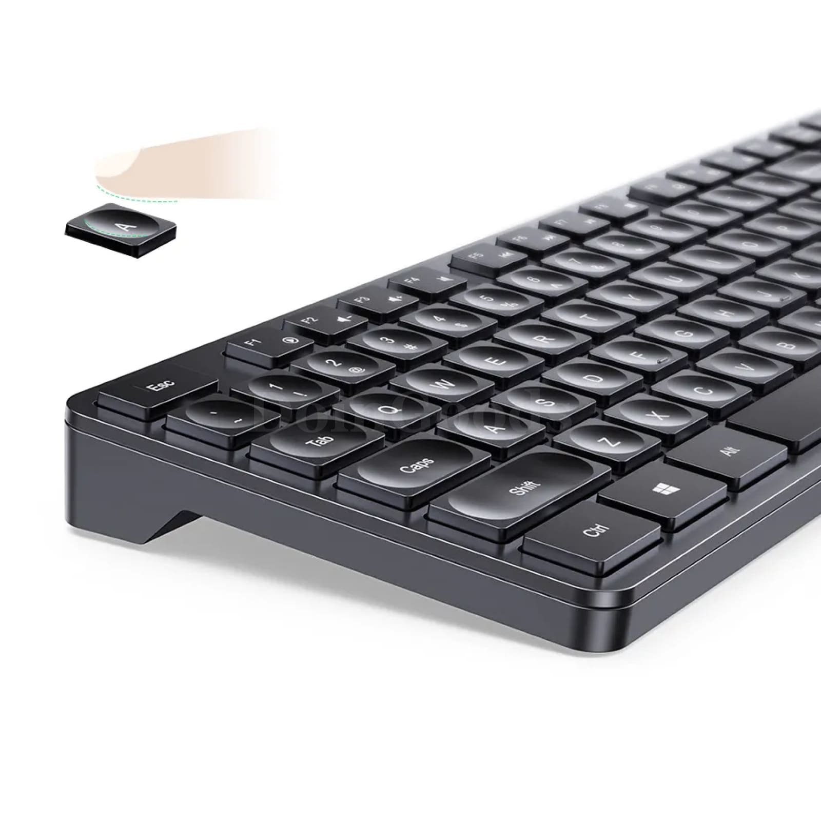 Ugreen Keyboard Mouse Wireless 2.4G English Russian Keycap Macbook Tablet Pc 301635