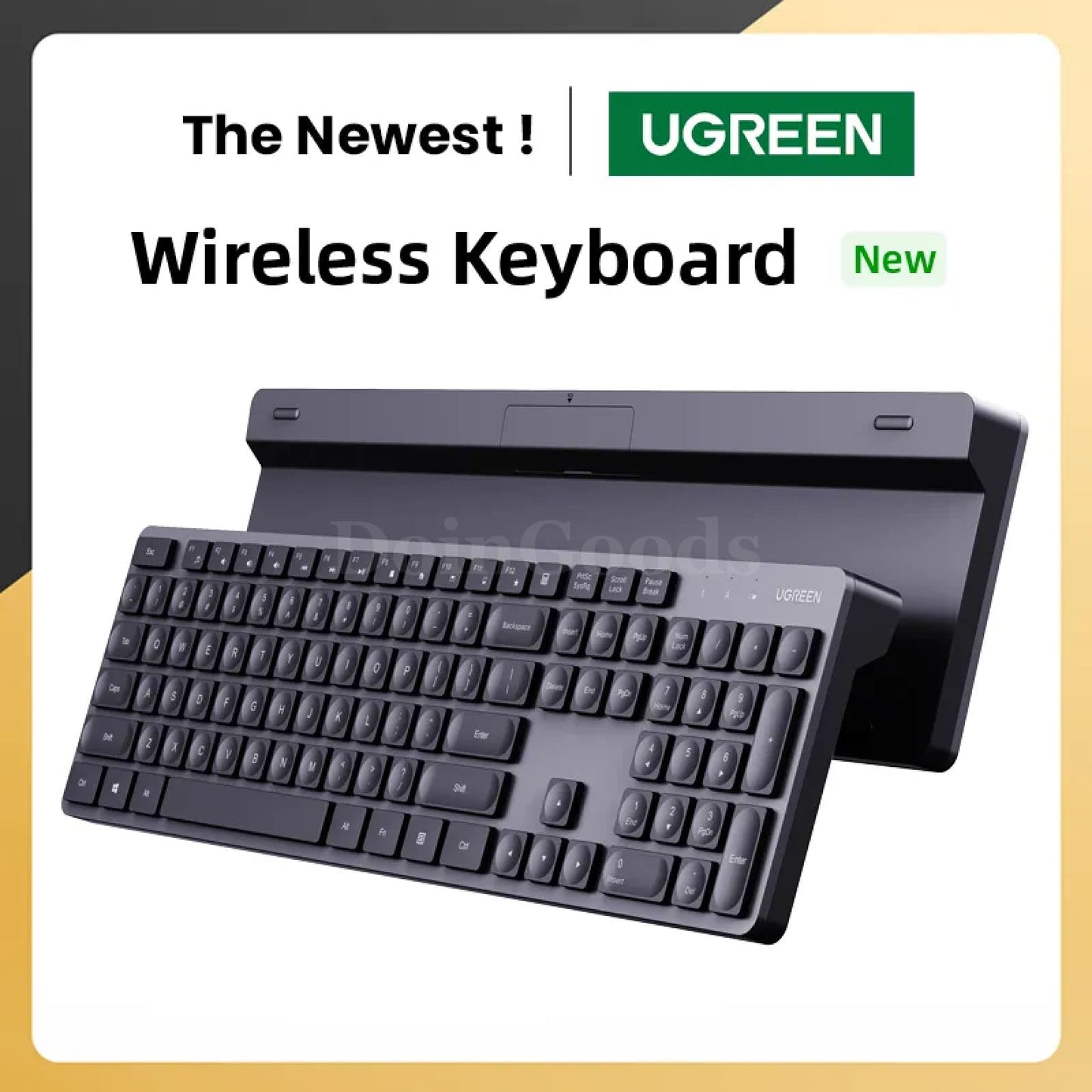 Ugreen Keyboard Mouse Wireless 2.4G English Russian Keycap Macbook Tablet Pc 301635