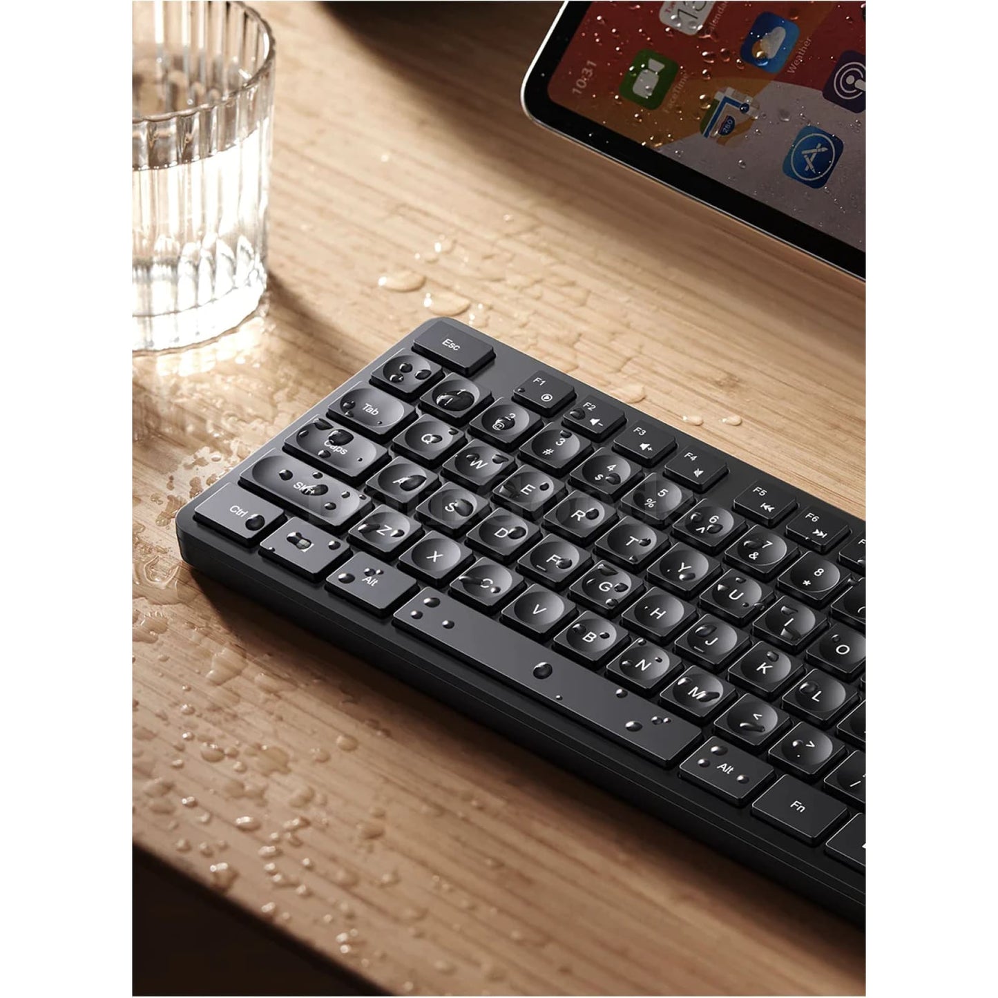 Ugreen Keyboard Mouse Wireless 2.4G English Russian Keycap Macbook Tablet Pc 301635