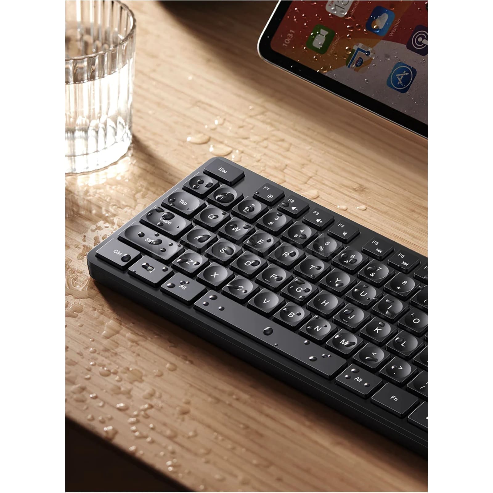 Ugreen Keyboard Mouse Wireless 2.4G English Russian Keycap Macbook Tablet Pc 301635
