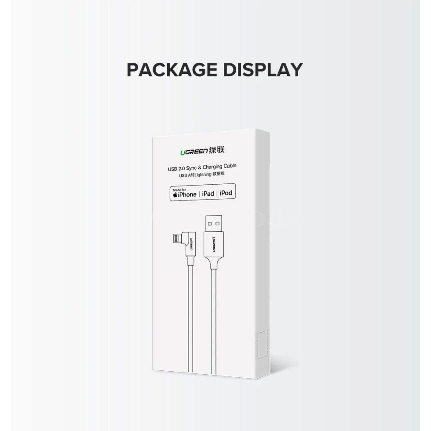 Ugreen Mfi Usb Cable Iphone Pro Max 2.4A Lightning Fast Charging Phone Data Ipad 301635