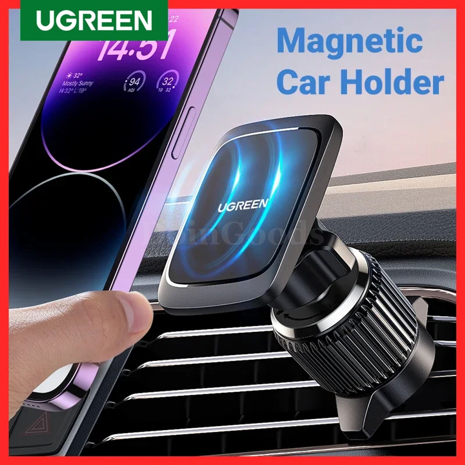 Ugreen Magnetic Car Phone Holder Air Vent Mount Universial Iphone Xiaomi Samsung 301635