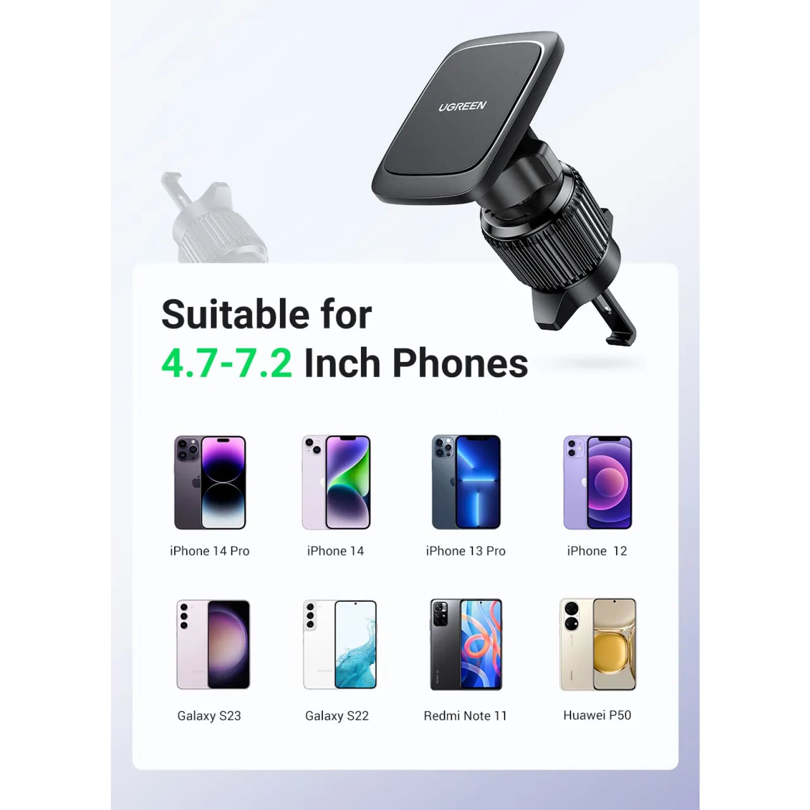 Ugreen Magnetic Car Phone Holder Air Vent Mount Universial Iphone Xiaomi Samsung 301635