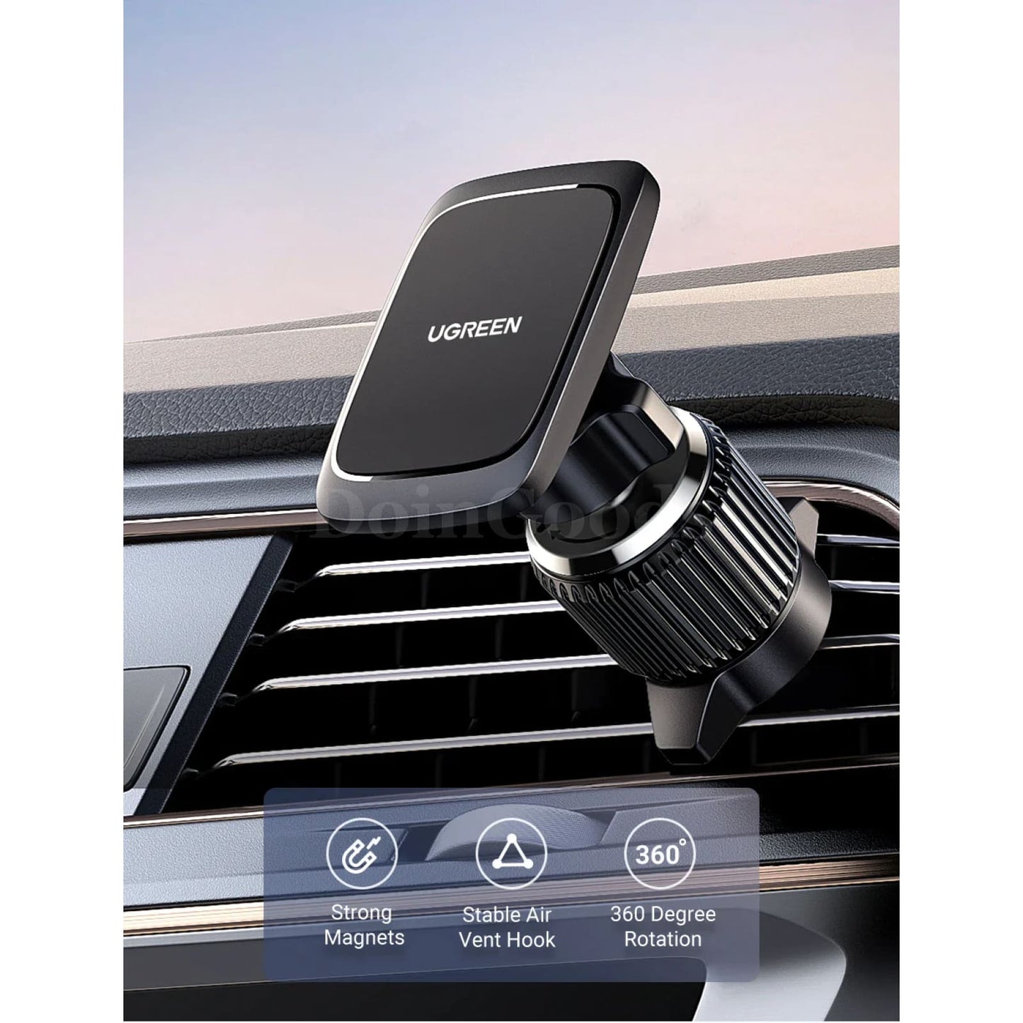 Ugreen Magnetic Car Phone Holder Air Vent Mount Universial Iphone Xiaomi Samsung 301635