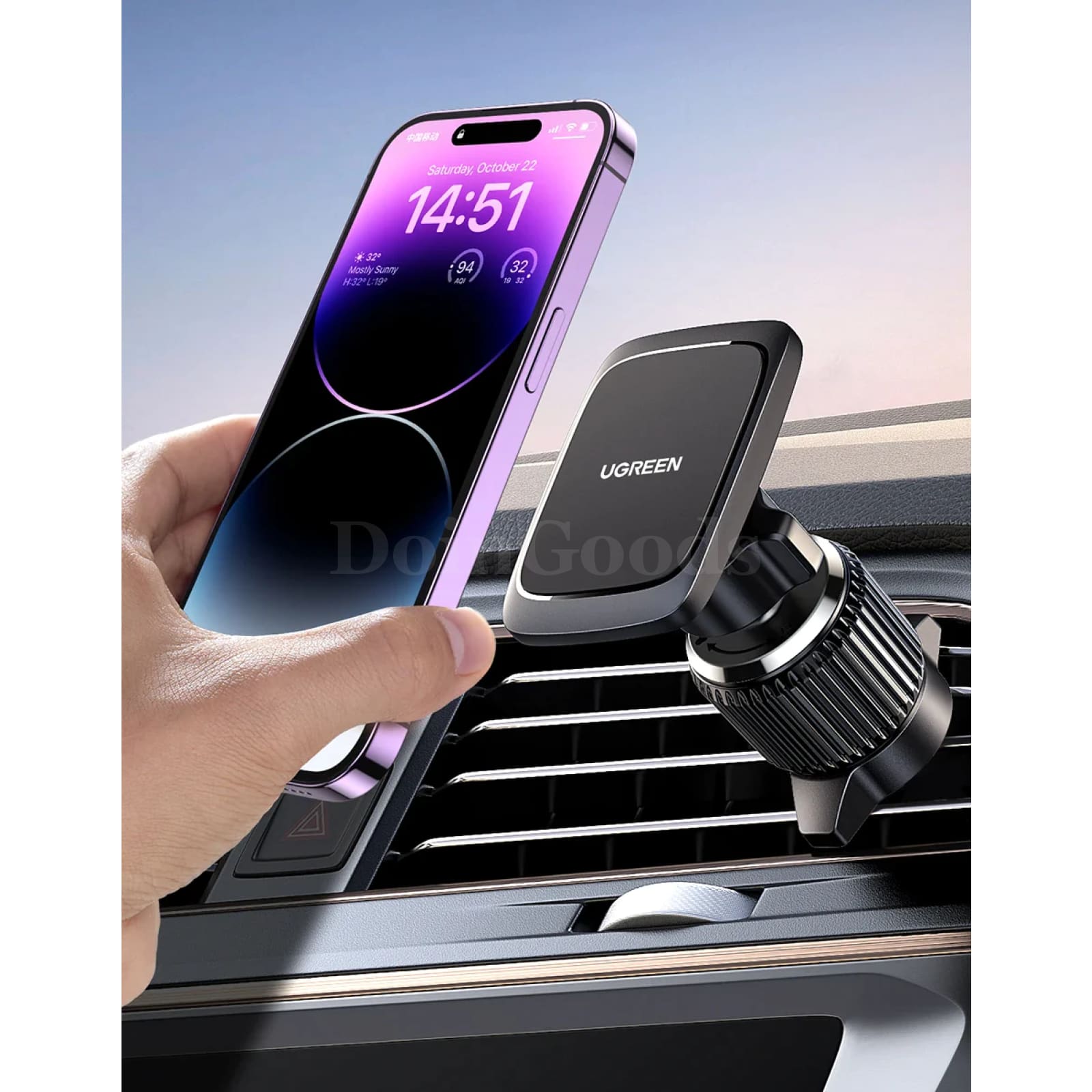 Ugreen Magnetic Car Phone Holder Air Vent Mount Universial Iphone Xiaomi Samsung 301635