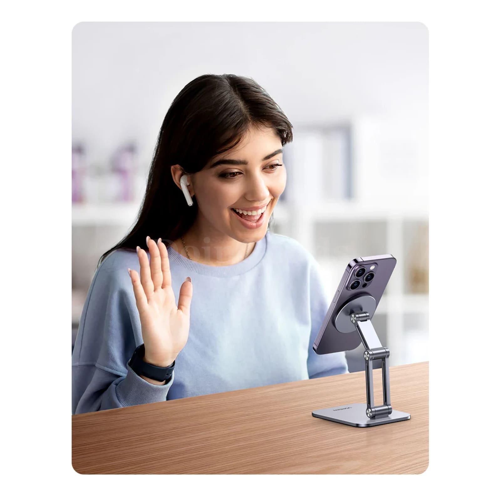 Ugreen Magnetic Phone Holder Aluminum Stand For Magsafe Iphone 15 14 13 Pro 301635