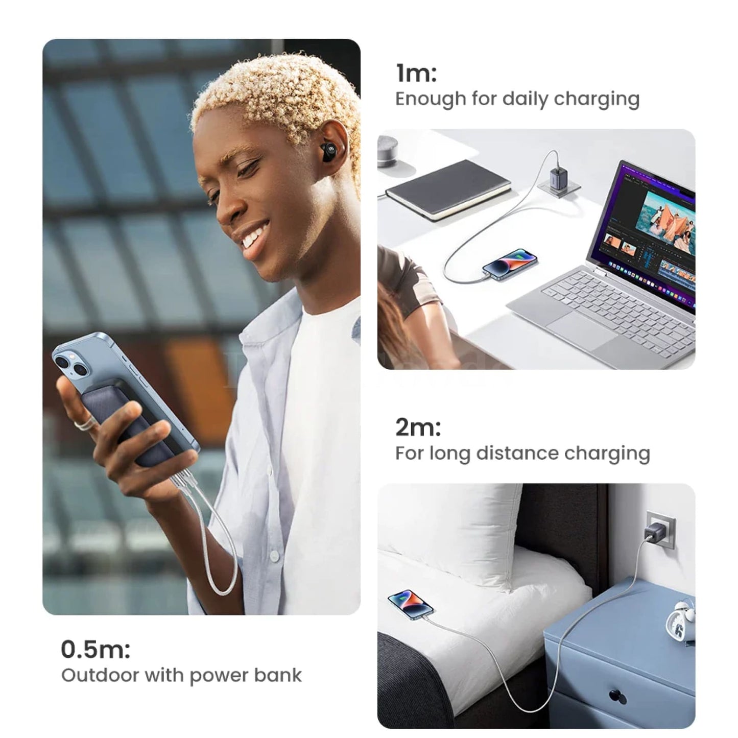 Ugreen Mfi-Certifird 20/30W Usb Type C To Lightning Cable For Iphone 14 Pro Max 301635