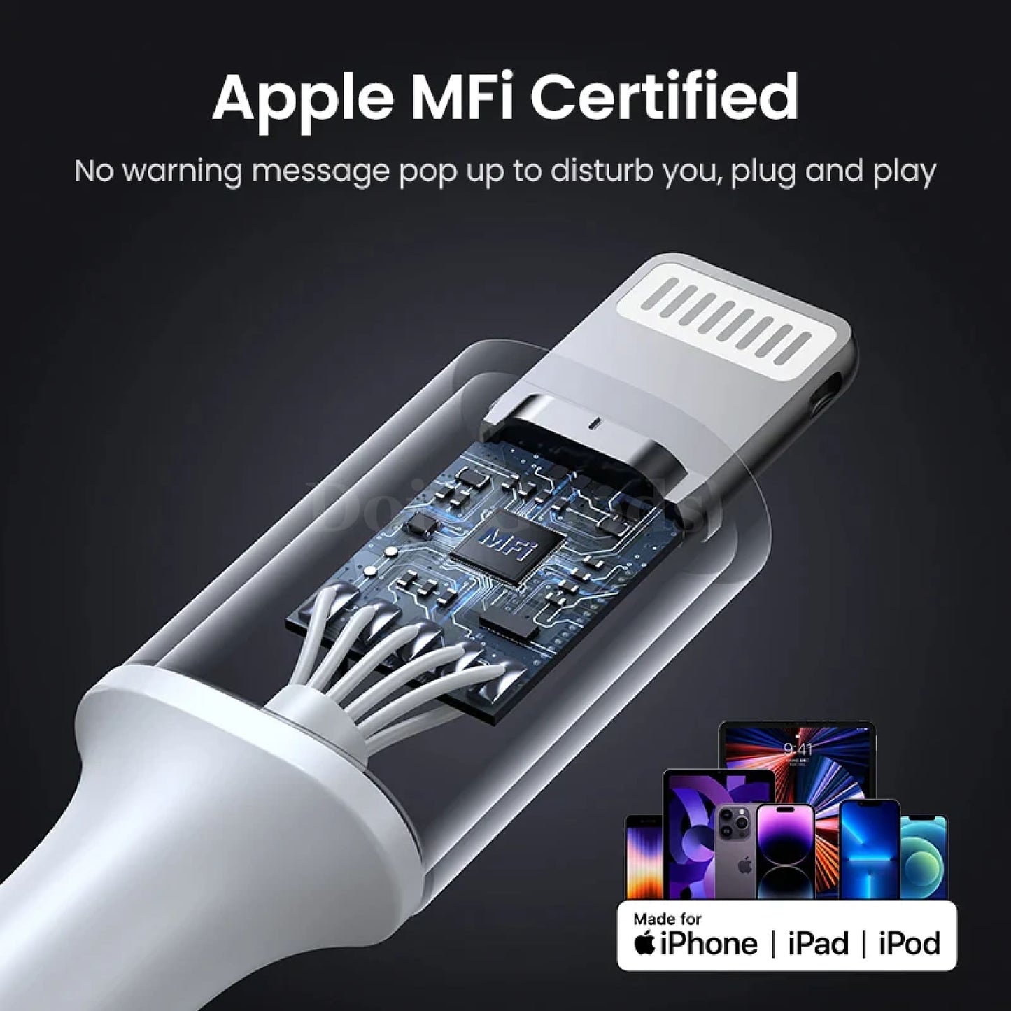 Ugreen Mfi-Certifird 20/30W Usb Type C To Lightning Cable For Iphone 14 Pro Max 301635