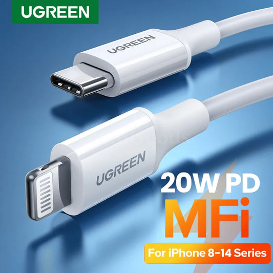 Ugreen Mfi 20W Pd Usb-C To Lightning Cable Fast Charging For Iphone 14/13/12 301635