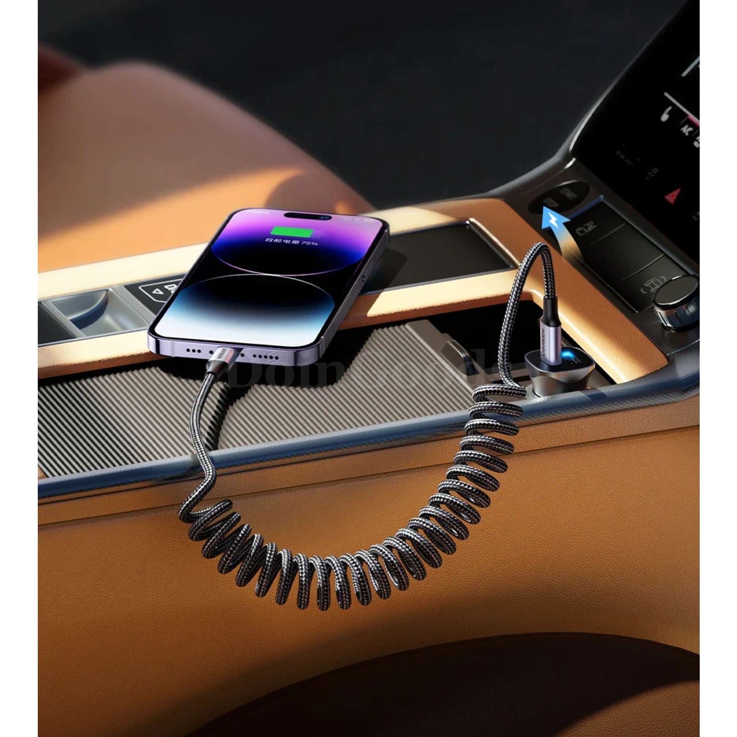 Ugreen Mfi-Certified 3A Usb C To Lightning Spring Cable For Iphone 14 13 12 Pro 301635