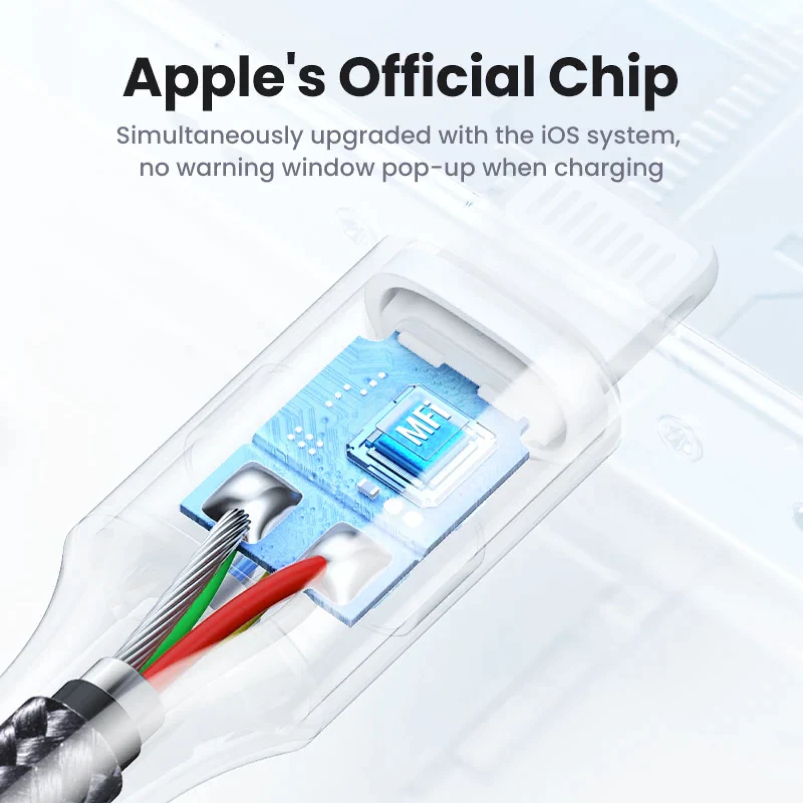 Ugreen Mfi-Certified 3A Usb C To Lightning Spring Cable For Iphone 14 13 12 Pro 301635