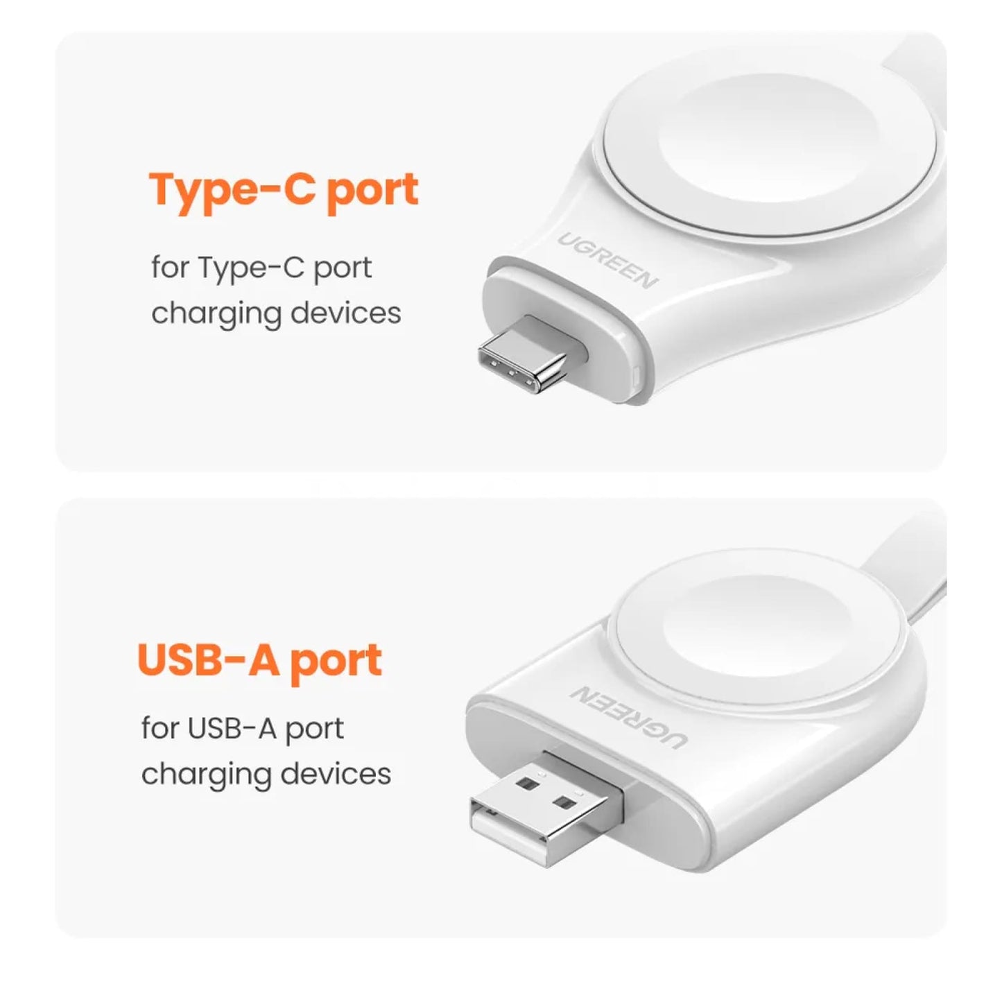 Ugreen Mfi-Certified Apple Watch Wireless Charger Usb Type C Magnetic Fast Ultra 301635