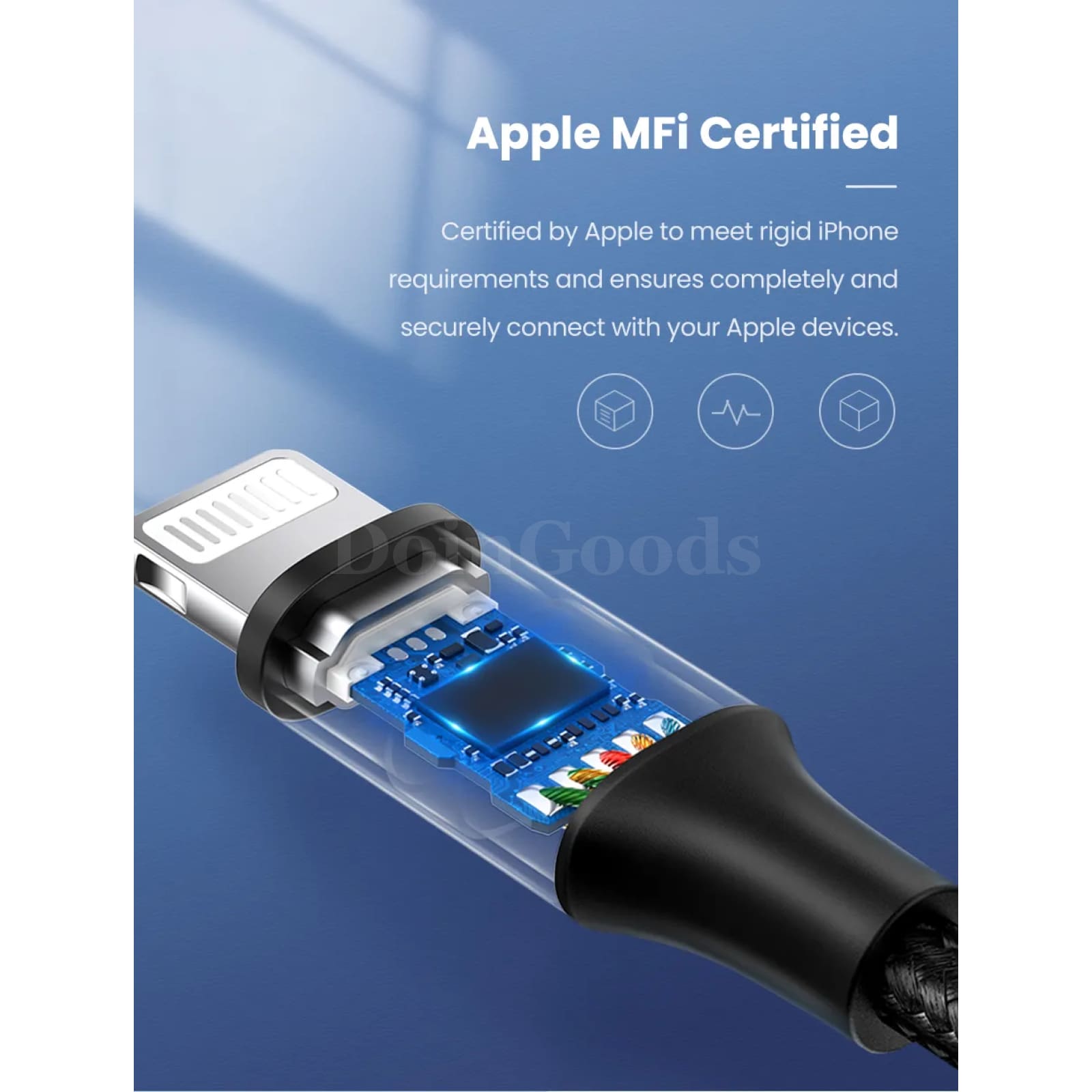 Ugreen Mfi Certified Lightning To 3.5Mm Aux Cable 1M Iphone Car Audio Adapter 301635