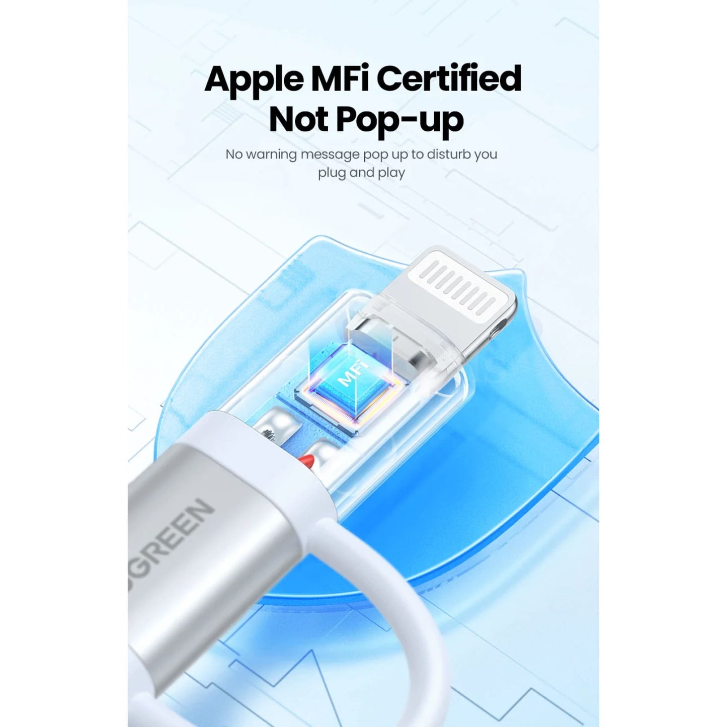 Ugreen Mfi-Certified Usb C To Lightning Micro Cable 3A Fast Charging 3 In 1 301635