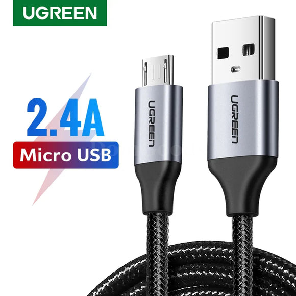 Ugreen Micro Usb Cable Charger For Samsung Galaxy S7 S6 - Fast Charging Mobile Phone Cord 301635-