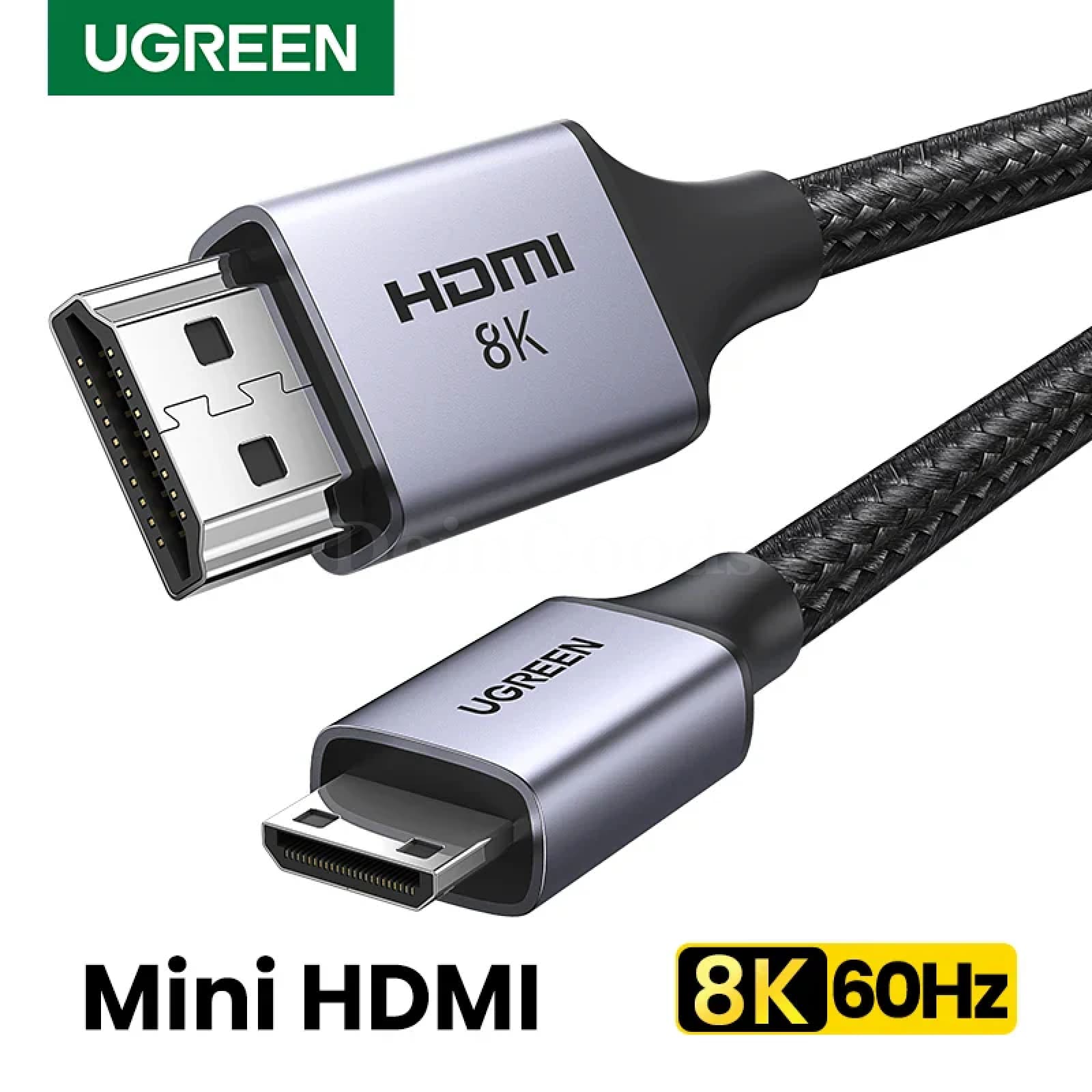 Ugreen Mini Hdmi - Compatible To Hd Cable 8K/60Hz For Raspberry Pi Graphics 301635