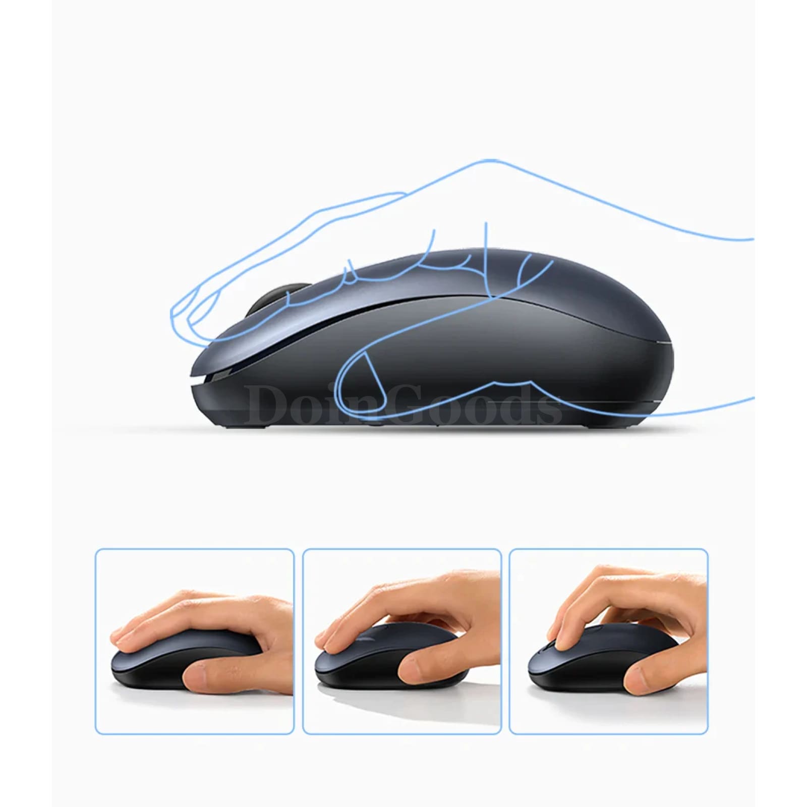 Ugreen Mouse Wireless Ergonomic Silent Click 2400 Dpi Macbook Tablet Computer Pc 301635