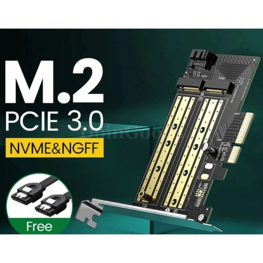 Ugreen Pcie To Nvme M.2 Adapter 32Gbps Pci Express Card X4/8/16 M&B Key Ssd 301635