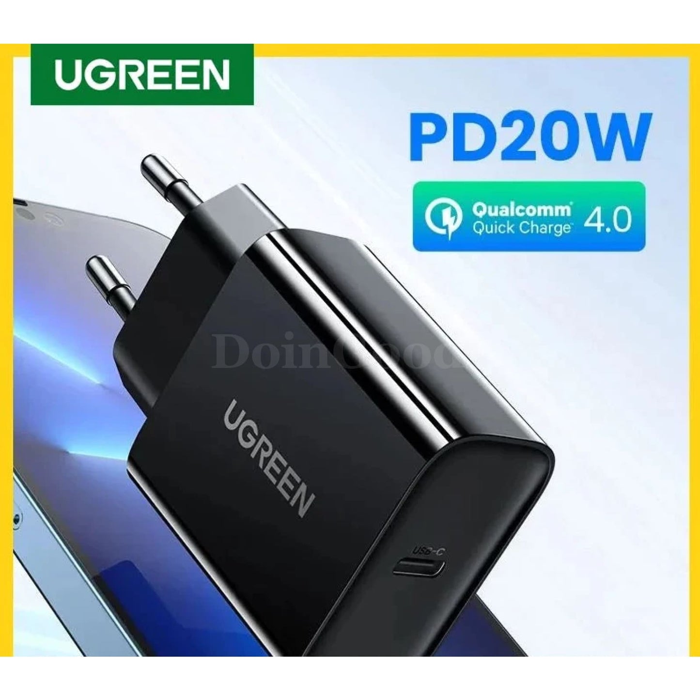 Ugreen Pd 20W Fast Usb C Charger Quick 4.0/3.0 For Iphone 14 13 Xiaomi Samsung 301635