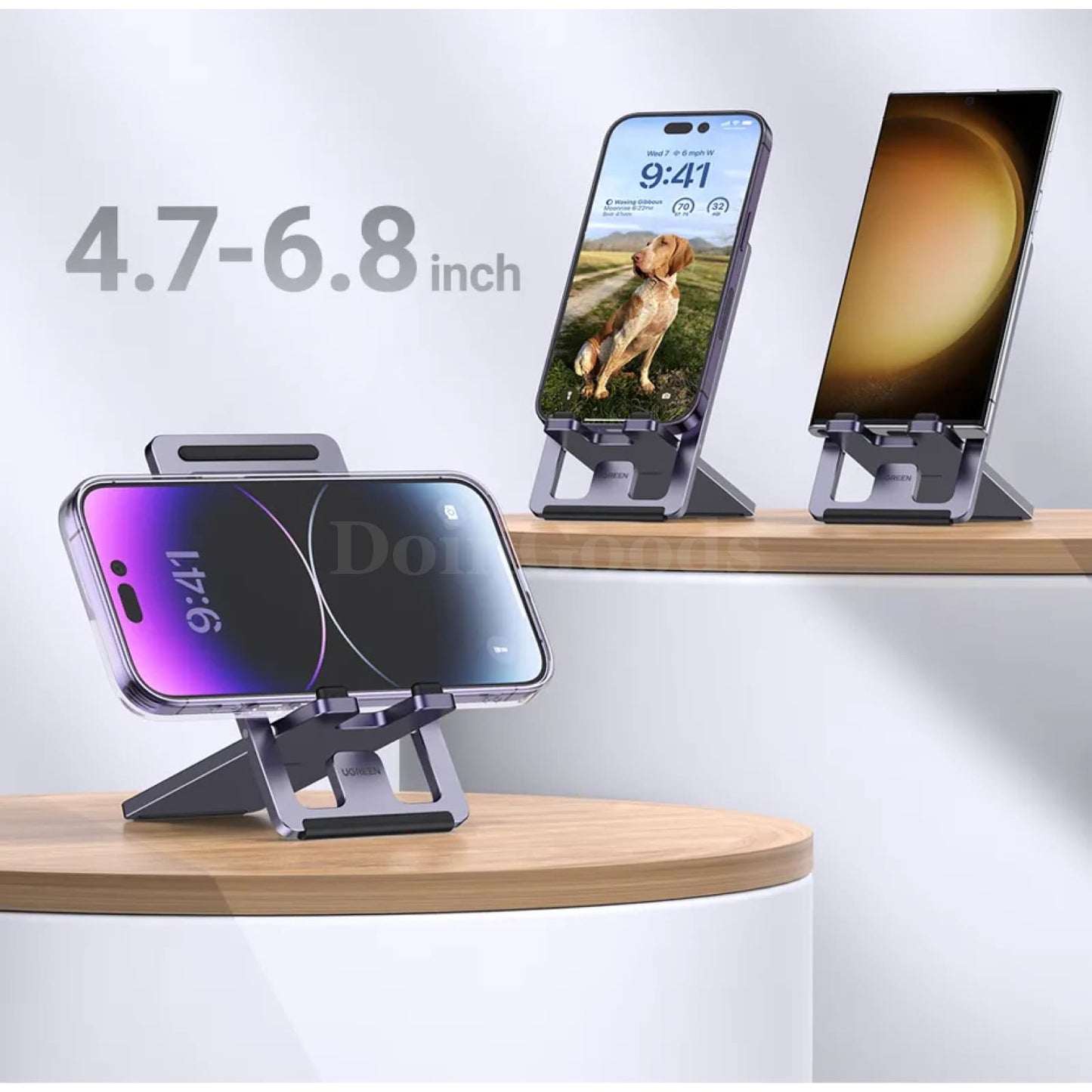 Ugreen Phone Holder Aluminum Desk Stand Iphone 15 14 Pro Xiaomi Samsung Mobile 301635