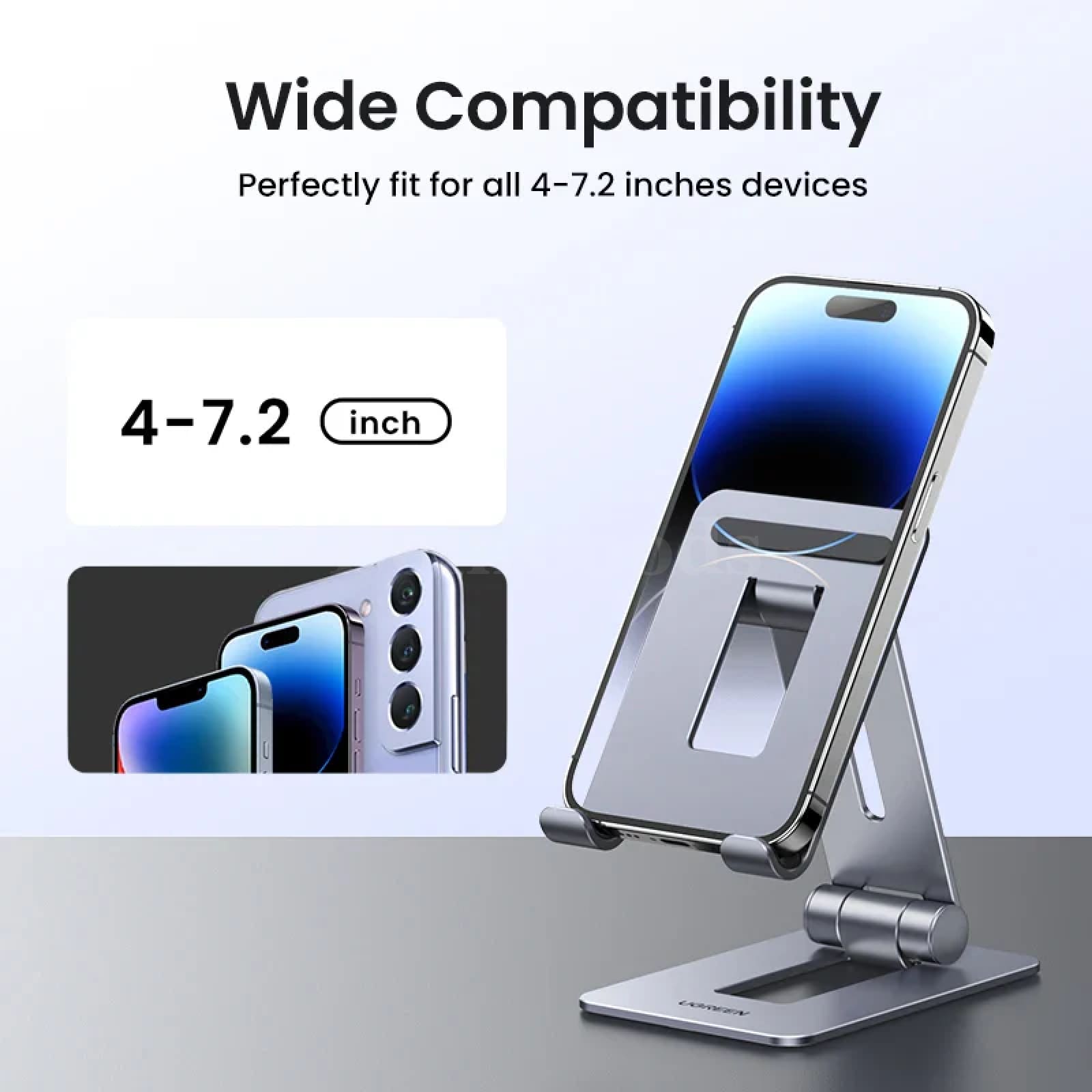 Ugreen Phone Holder Stand Aluminum For Iphone 15 14 13 Pro Xiaomi Samsung 301635