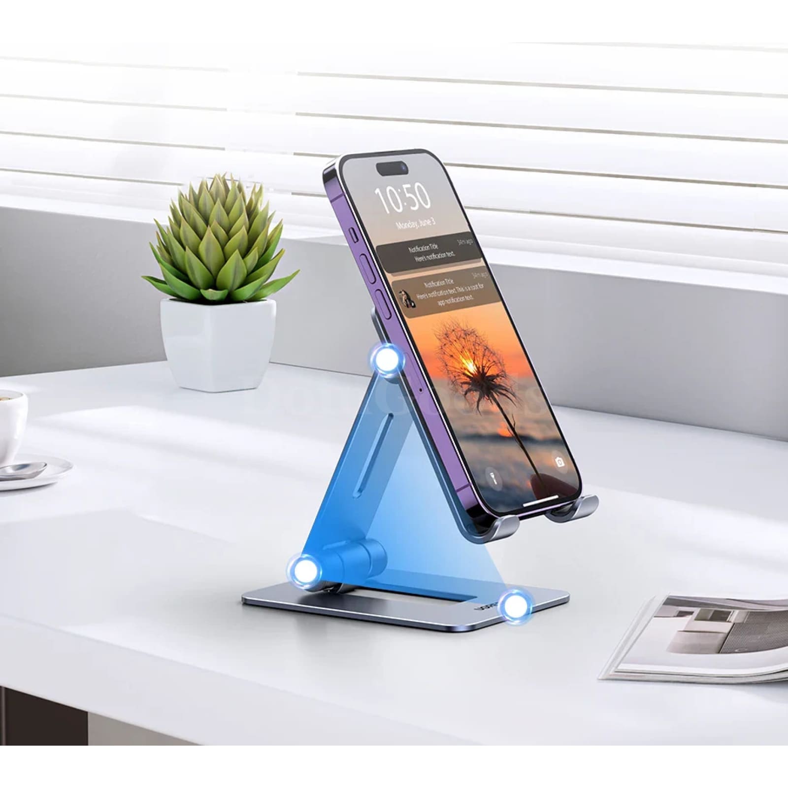 Ugreen Phone Holder Stand Aluminum For Iphone 15 14 13 Pro Xiaomi Samsung 301635