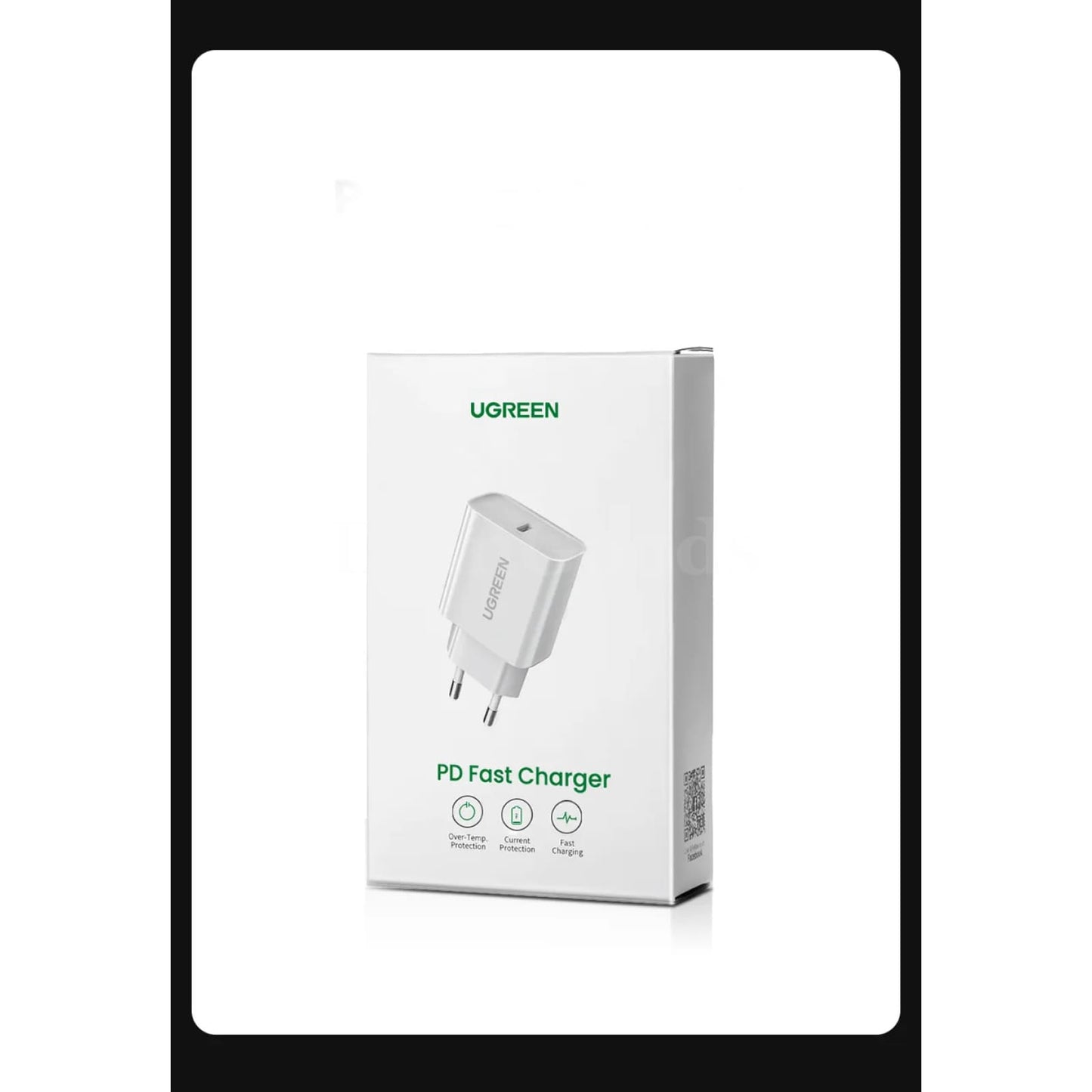 Ugreen Quick Charge 4.0 Usb-C 20W Fast Pd Charger For Iphone 15/14/13/12 Xiaomi 301635