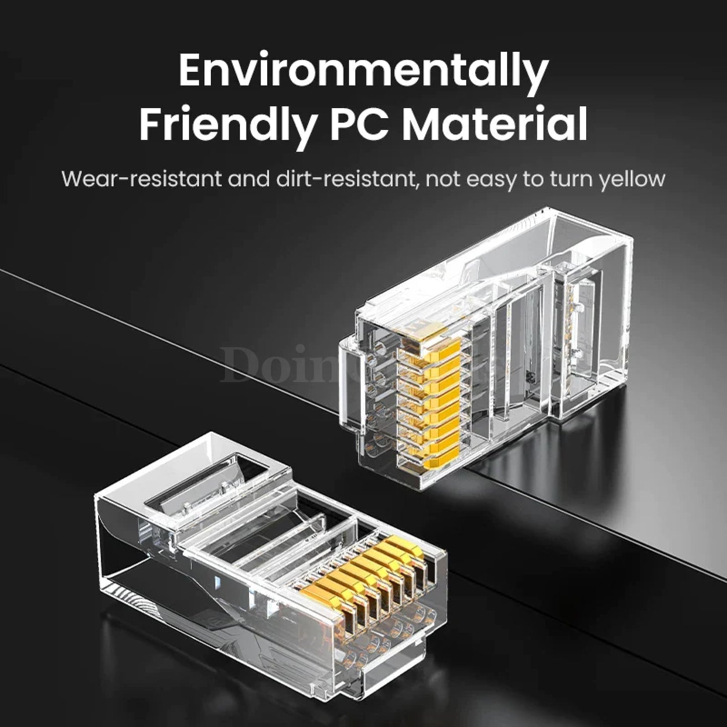 Ugreen Rj45 Connector Ethernet Cable Cat6 Crimp Connectors Utp Network Plug 301635