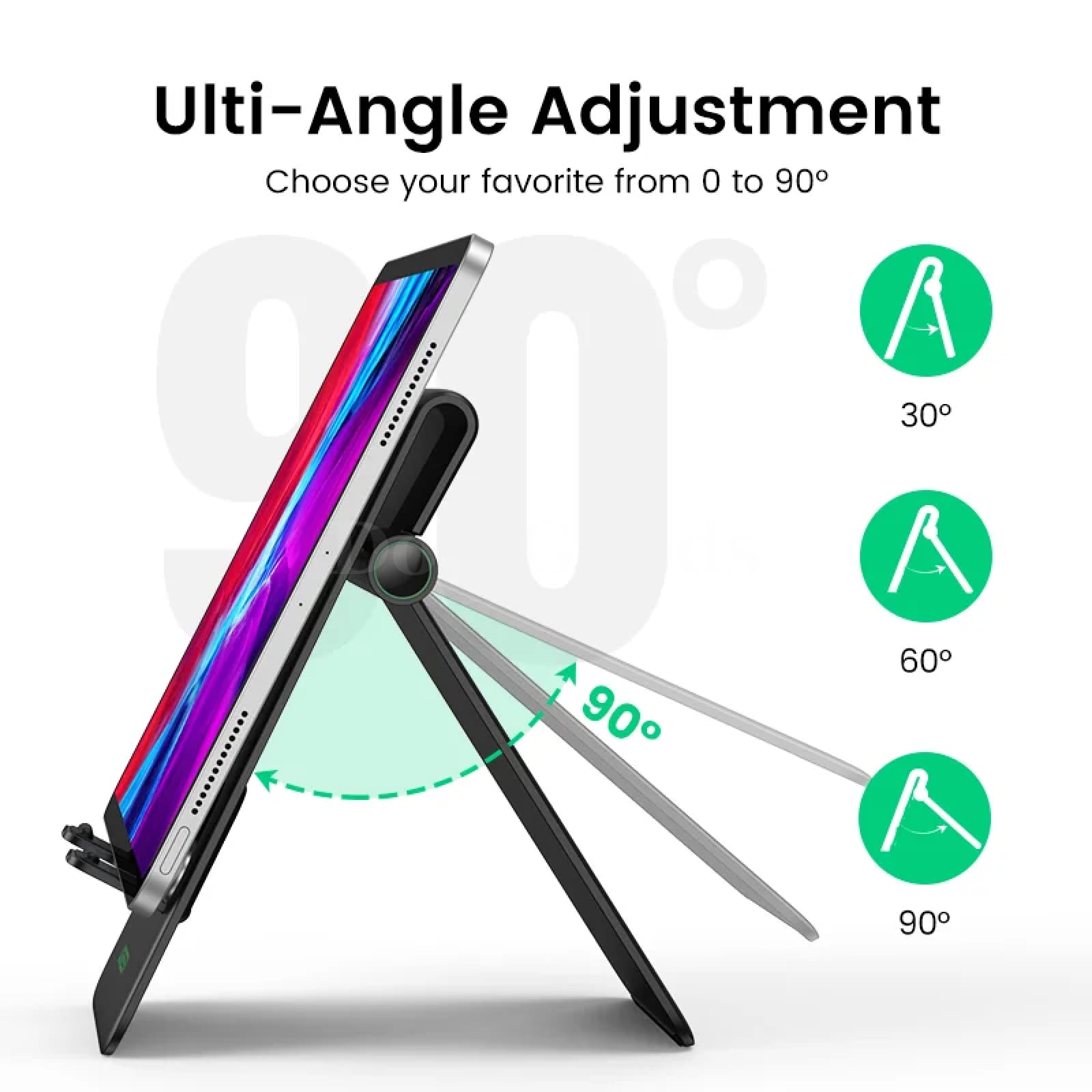 Ugreen Tablet Holder Stand Ipad Mini Pro Air Samsung Foldable Laptop Notebook 301635