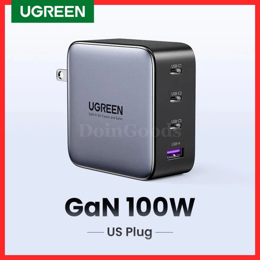 Ugreen Us Plug Gan Laptop Charger 100W/65W Fast Charging 301635