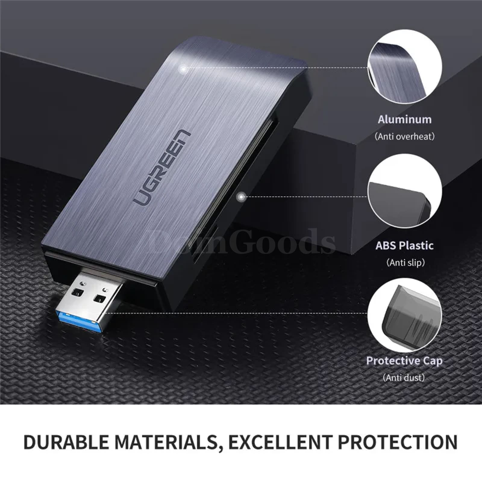 Ugreen Usb 3.0 Card Reader Sd Micro Tf Cf Ms Laptop Smart Memory Adapter 301635